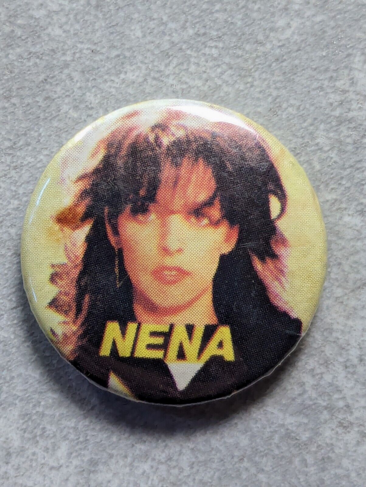 Vintage 80s Nena Pin Badge Purchased Around 1986