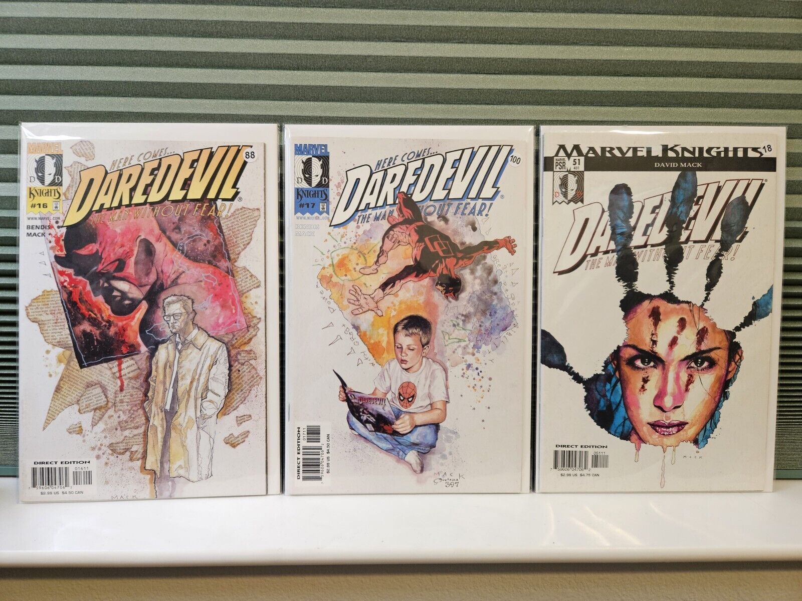 Daredevil Bundle Of Six #16, 17, 51, 83, 86, 88