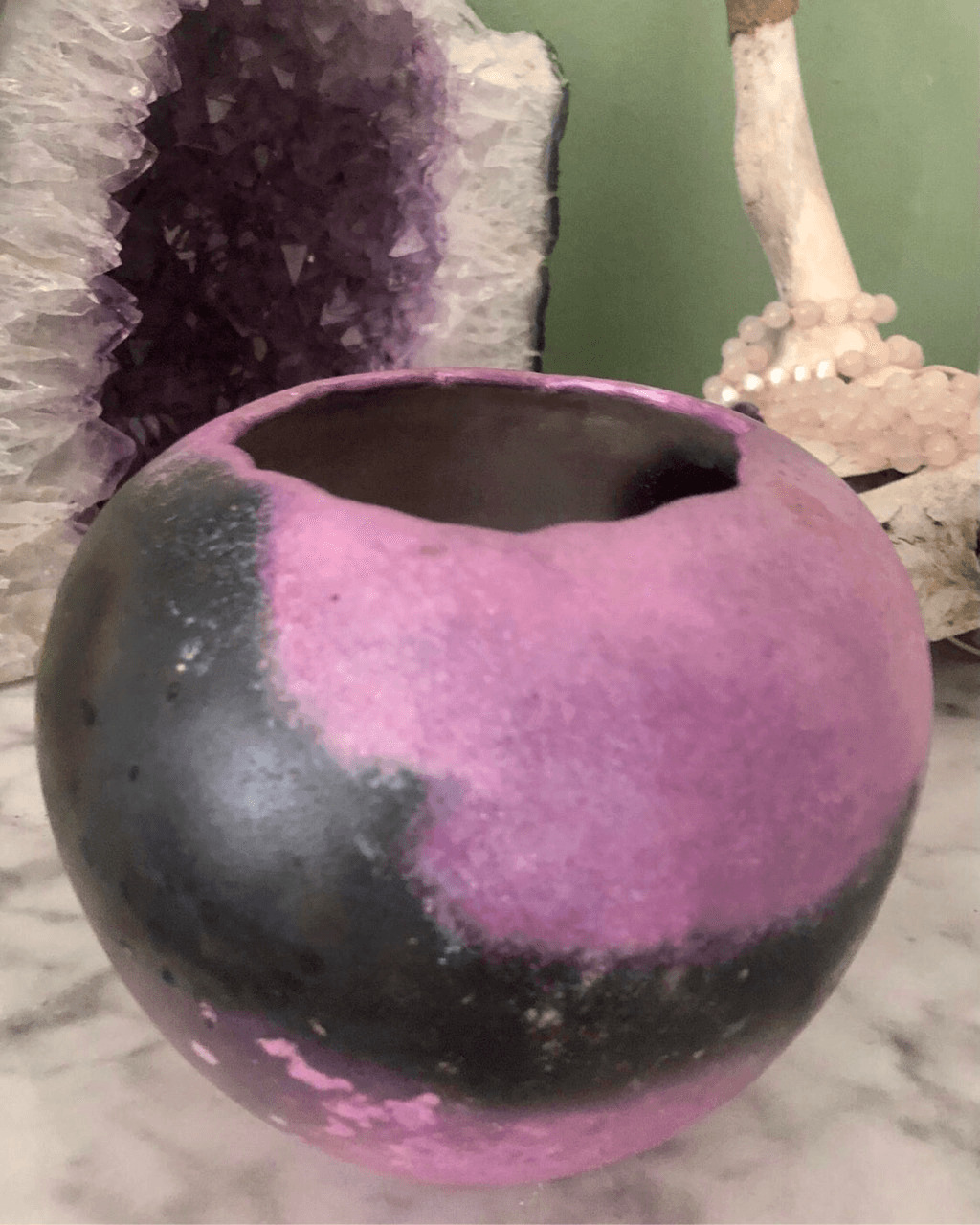 Contemporary Studio Pottery Planter Vase Signed Original