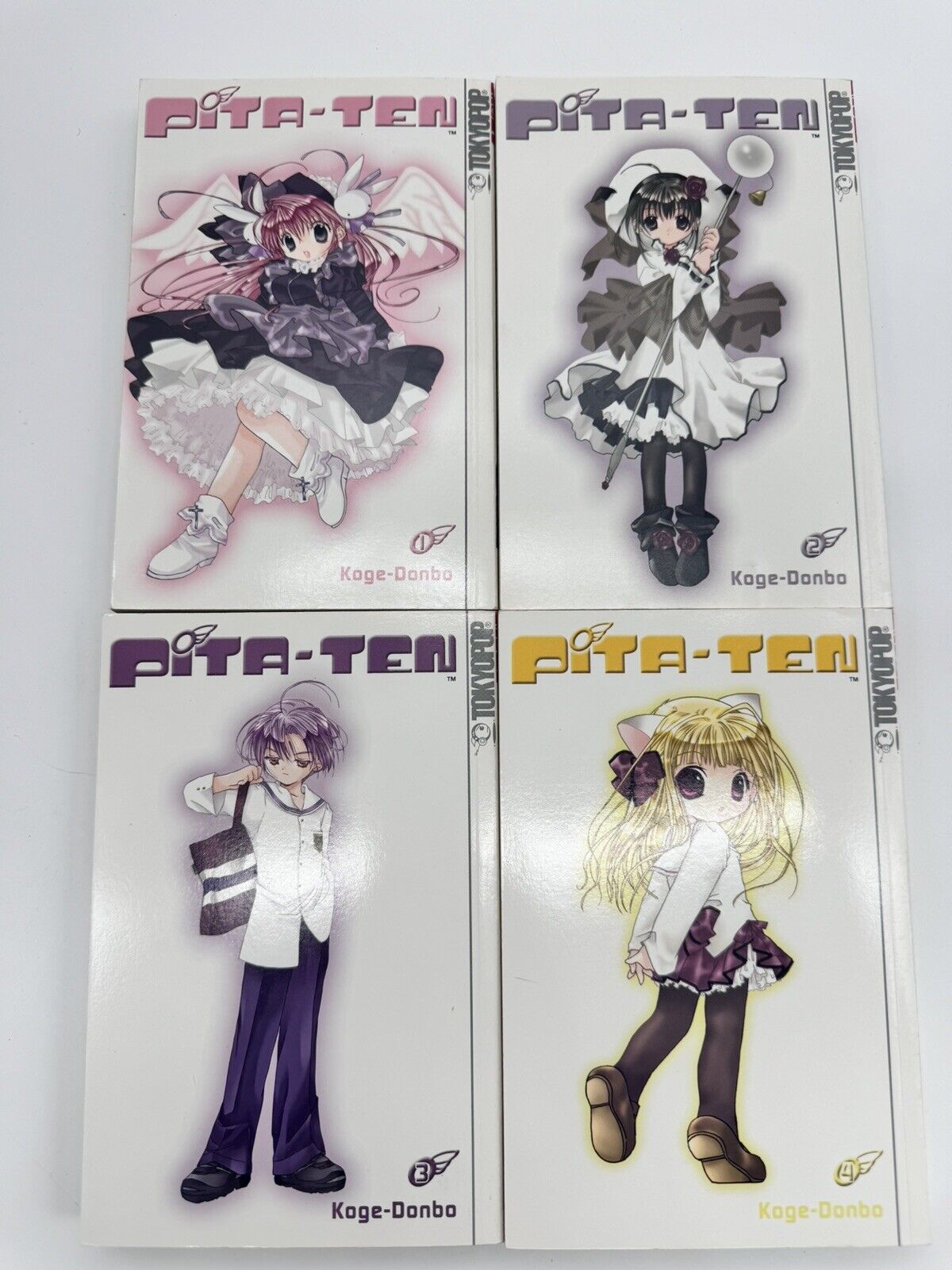 Pita-Ten Official Fan Book Volume 1 2 3 4 Koge-Donbo English Manga TPB Tokyopop
