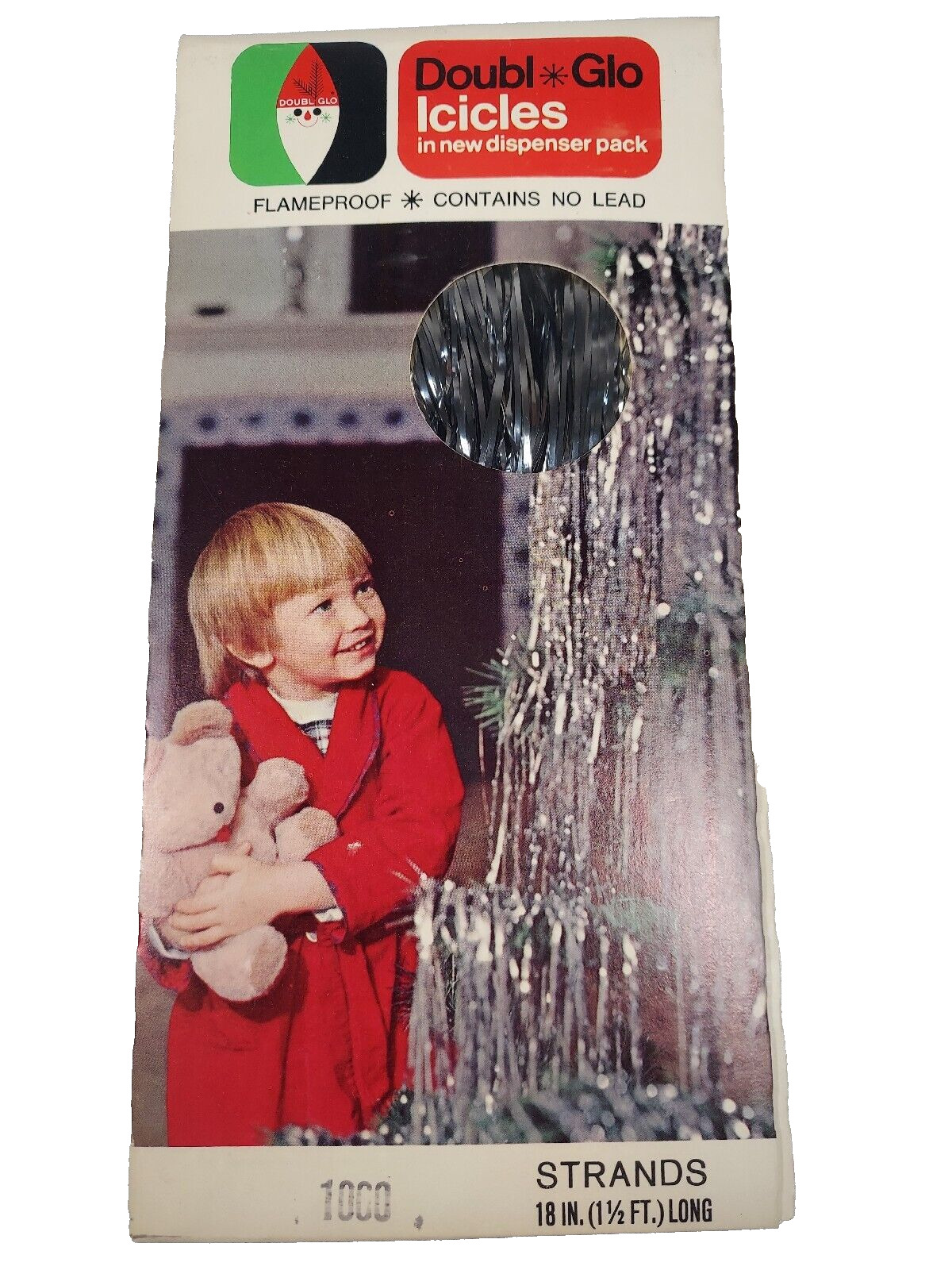 Vintage Christmas Icicles 1000 Strands - Doubl* Glo, Double Glo - Sold at Gemco
