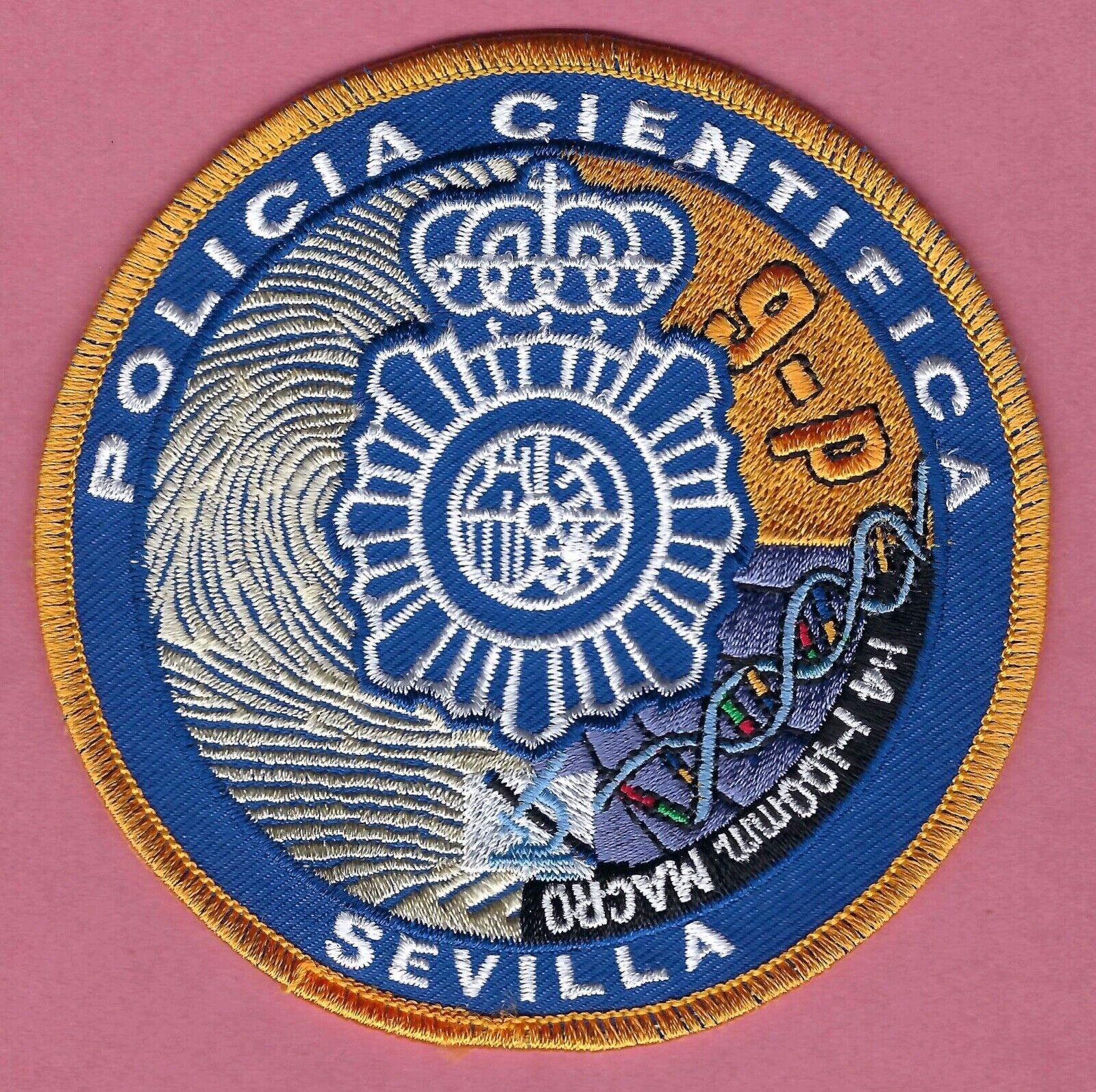 SEVILLA SPAIN POLICIA CIENTIFICA FORENSIC CSI SHOULDER PATCH