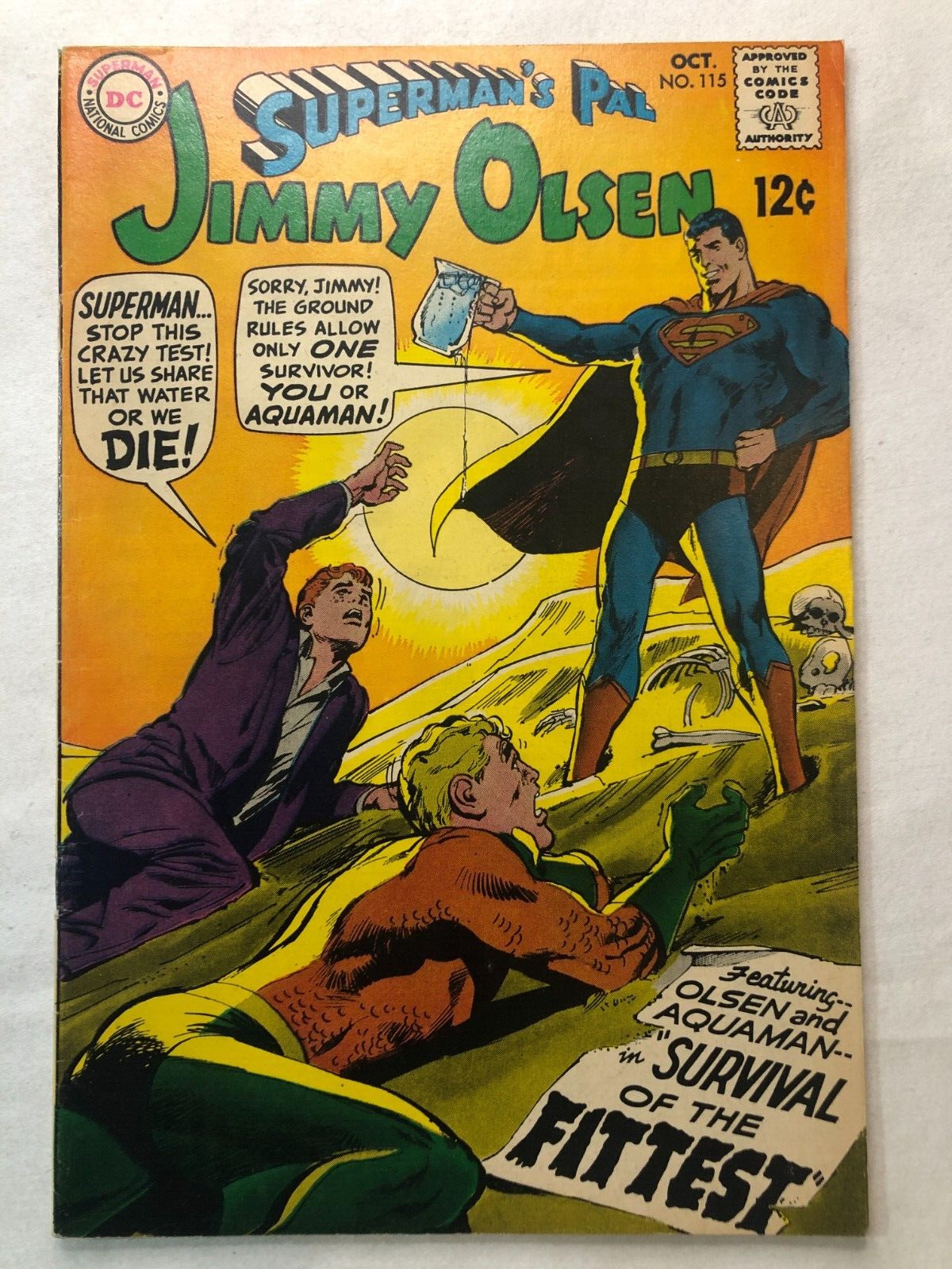 Superman’s Pal Jimmy Olsen #115 October 1968 Vintage Silver Age DC Comics Nice