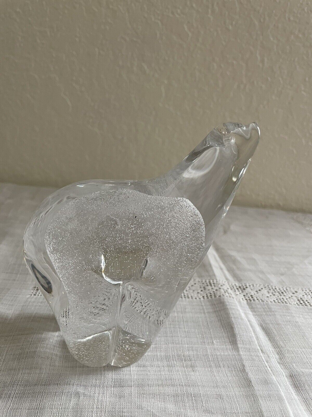 5x5 Glass Polar Bear