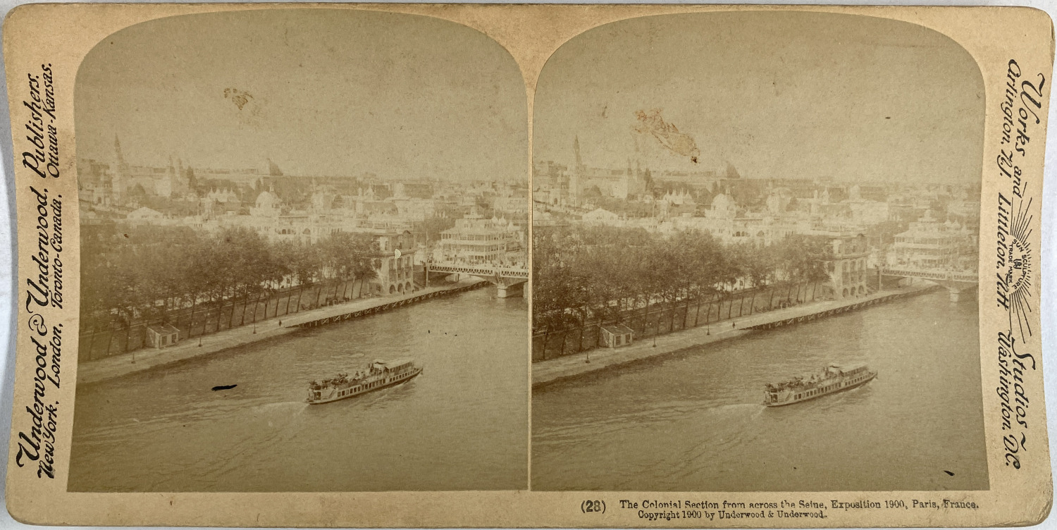 Underwood, France, Paris, Exposition 1900, The Colonial Section, Stereo, 1900 Vi