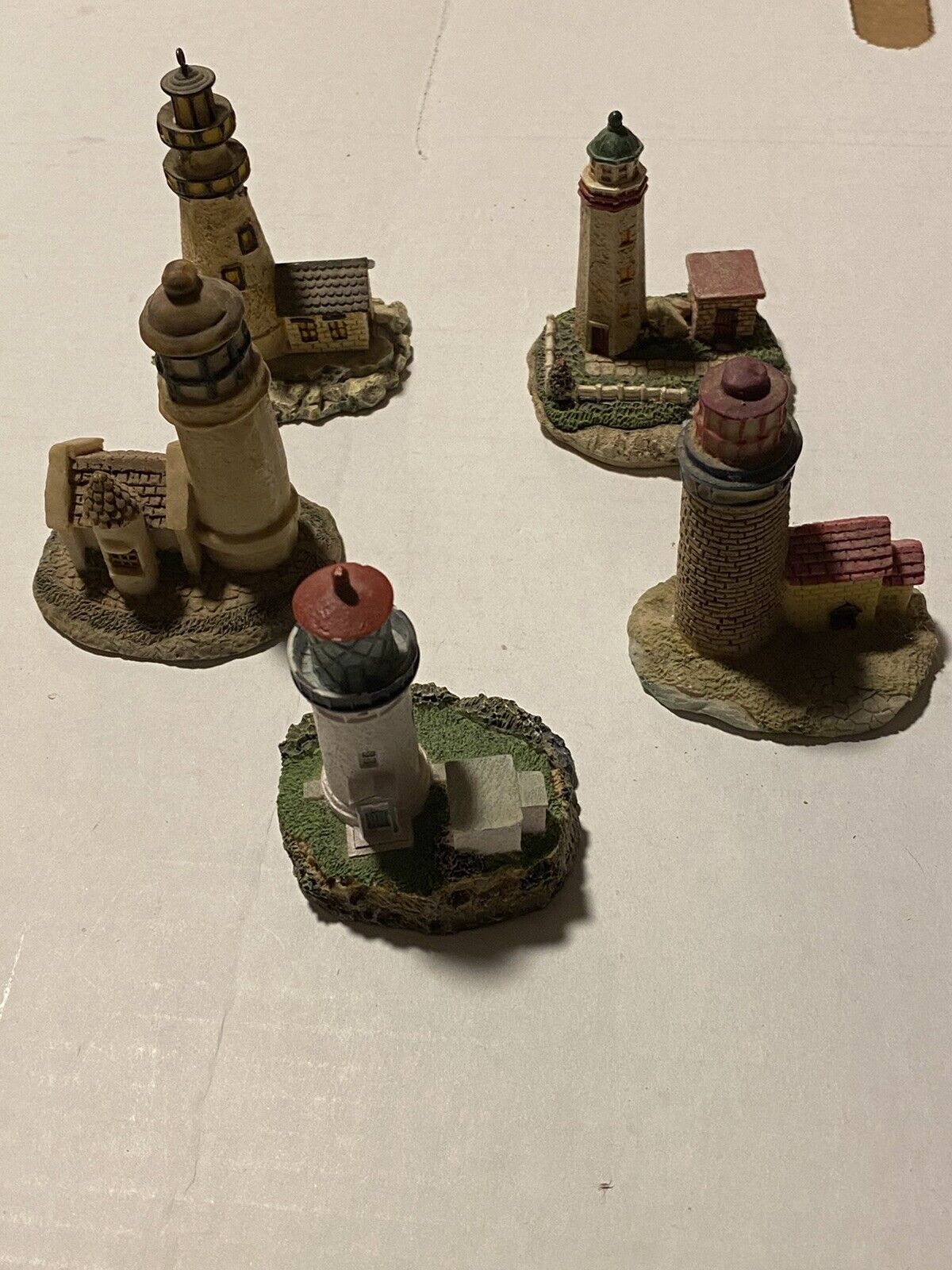 Small Ceramic Lighthouses Lot (5)