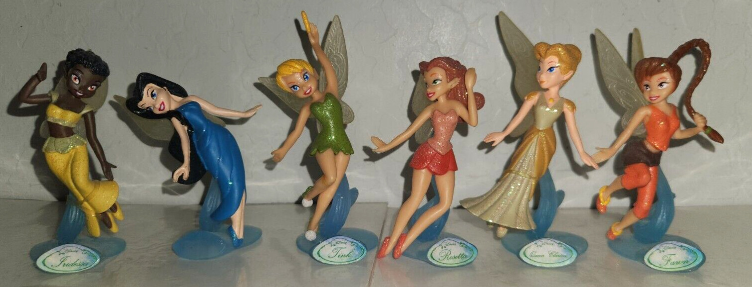 Disney Parks Pixie Hollow Fairies PVC Figures