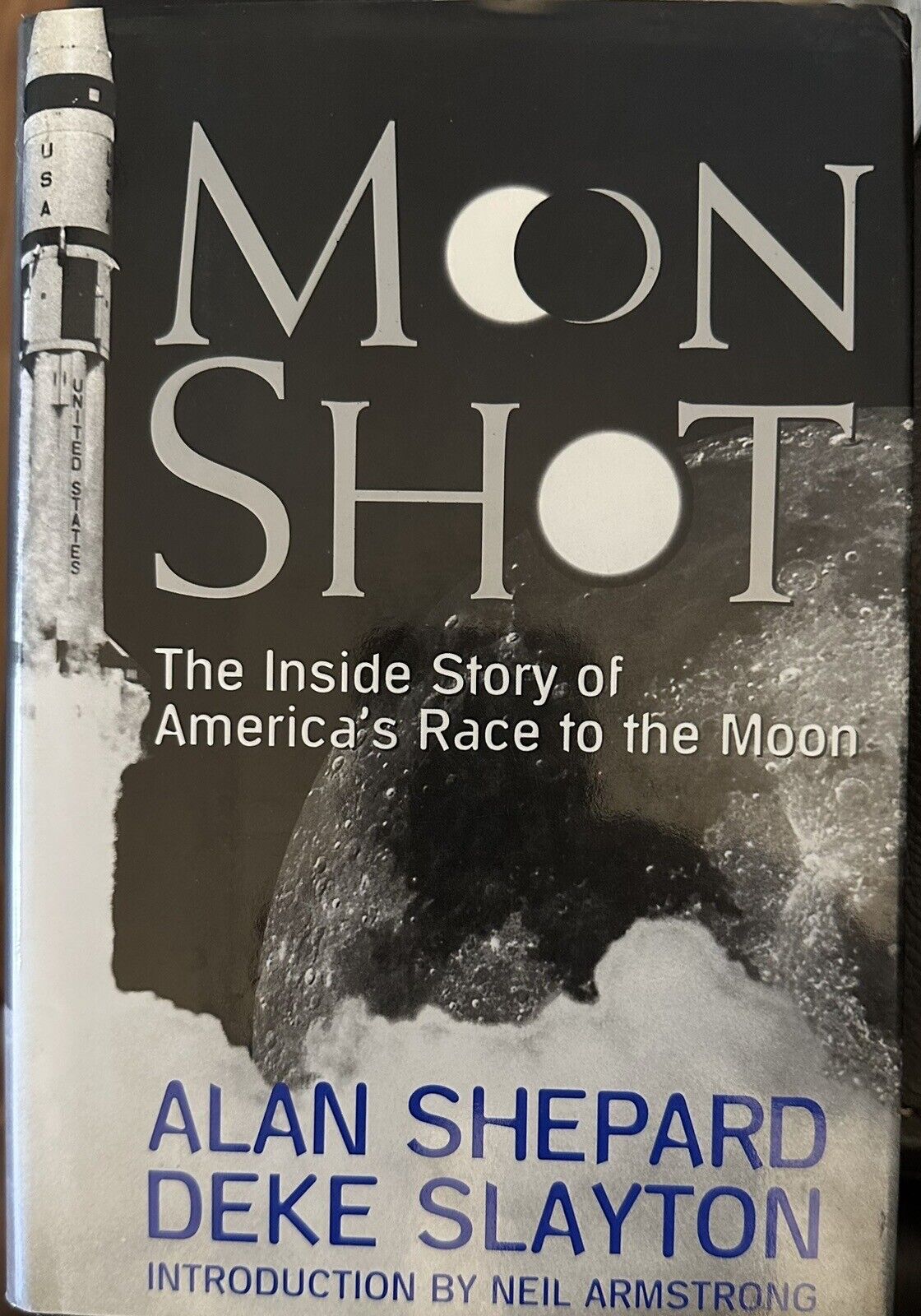Moon Shot 1st Ed.  Name Plate w 4 Signed
