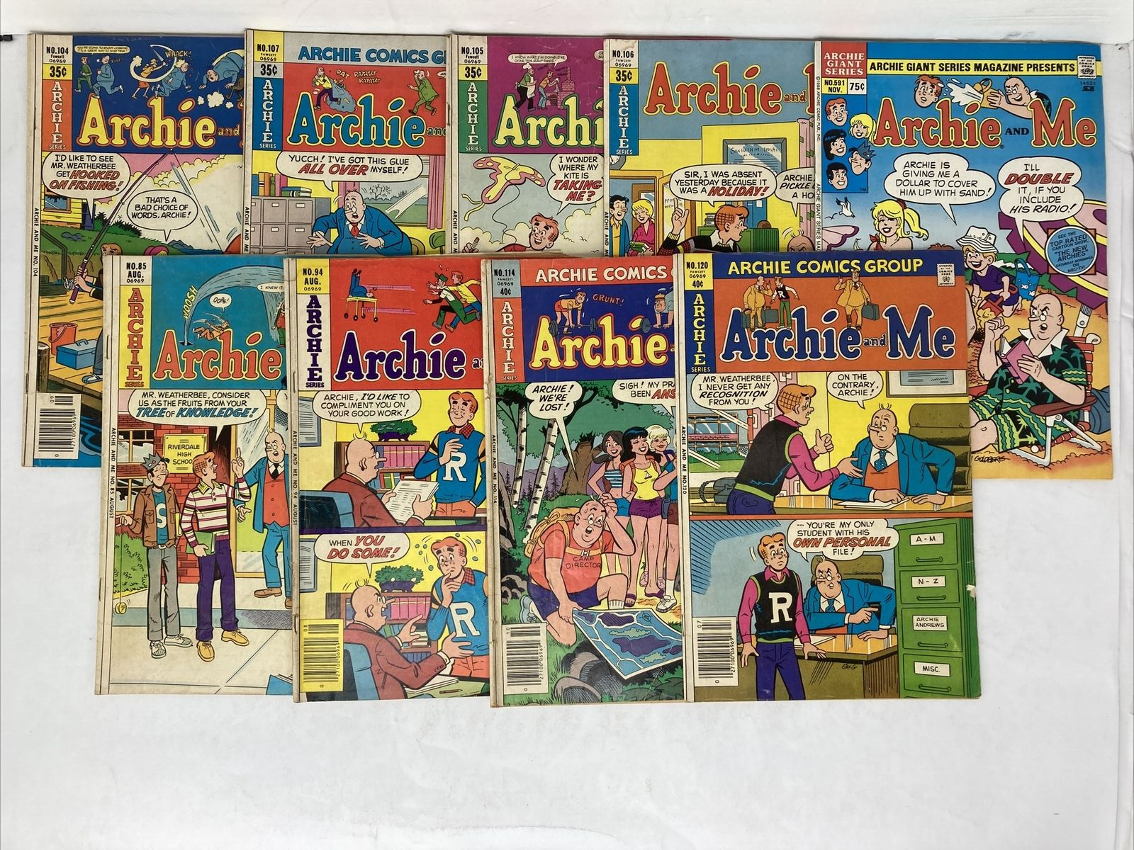 Archie and Me Comic Book Lot of 9, Paperback, Archie Comics Group Bundle