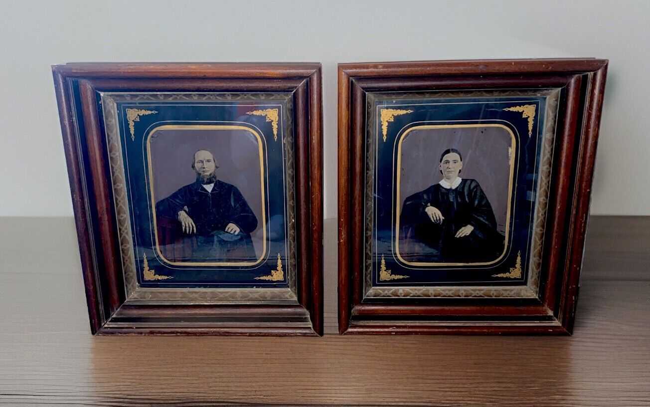 Antique Couple’s Portraits in Eastlake Frames ID’d Worcester Co., MD