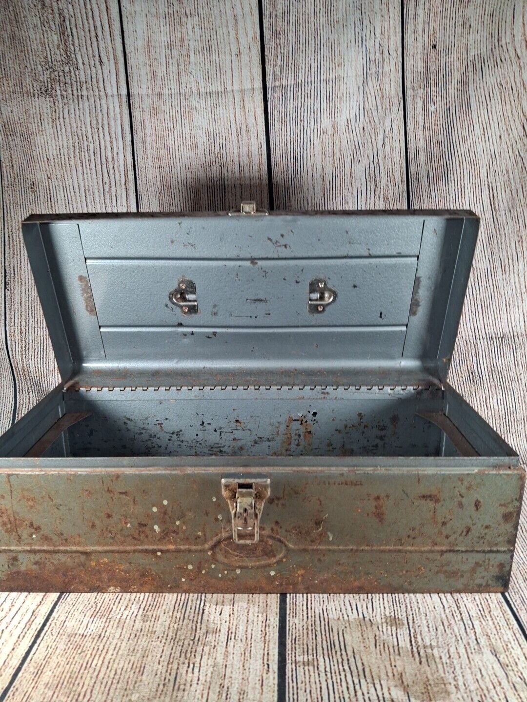 Vintage Metal Toolbox