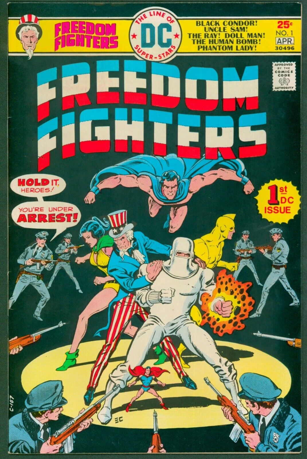 Freedom Fighters 1 VF/NM 9.0 DC 1976