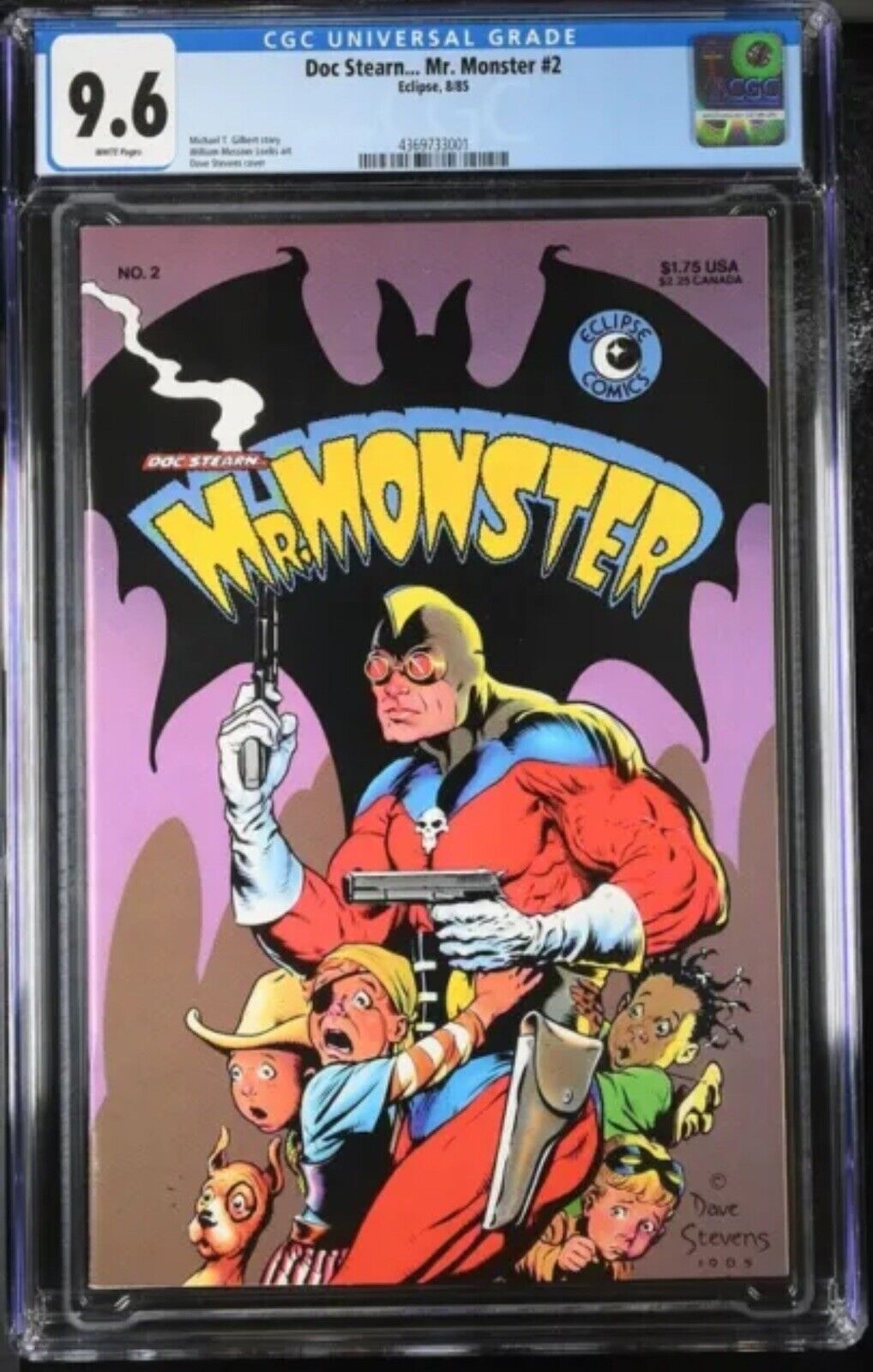 Doc Stearn...Mr. Monster #2 CGC 9.6 Near Mint+ White Pages. Dave Stevens Cover🔥