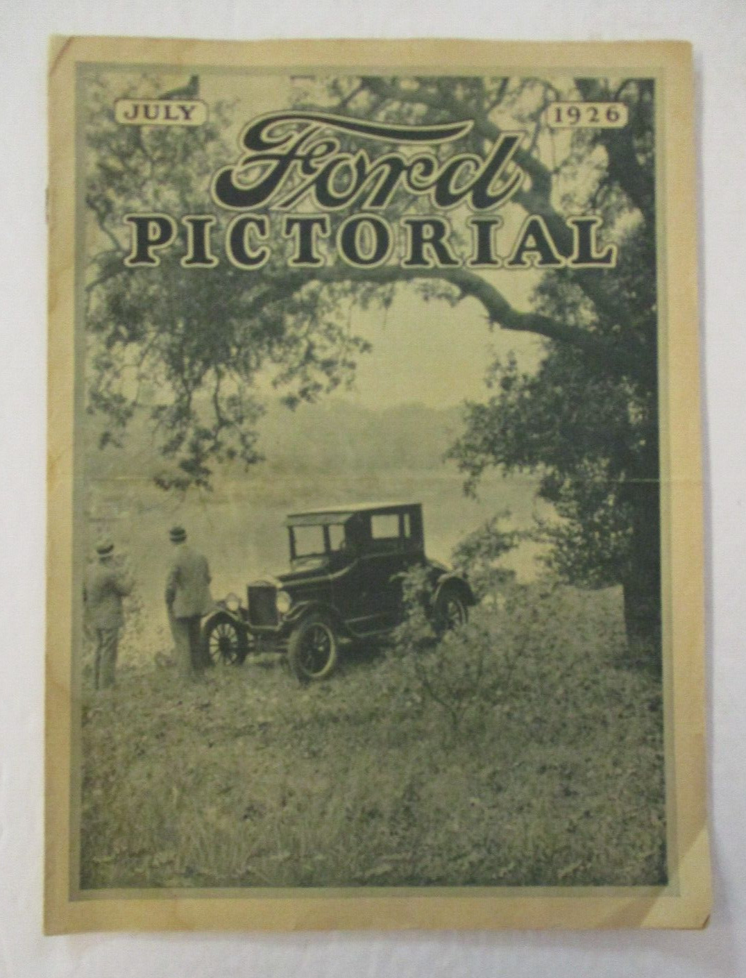 July 1926 FORD PICTORIAL Magazine, Travel, Building with all steel bodies