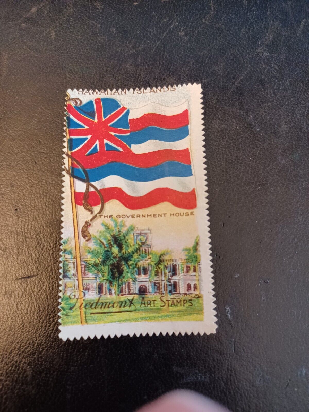 T330-5 Piedmont Tobacco Stamp - Art Stamps Flag Series - Hawaiian Islands