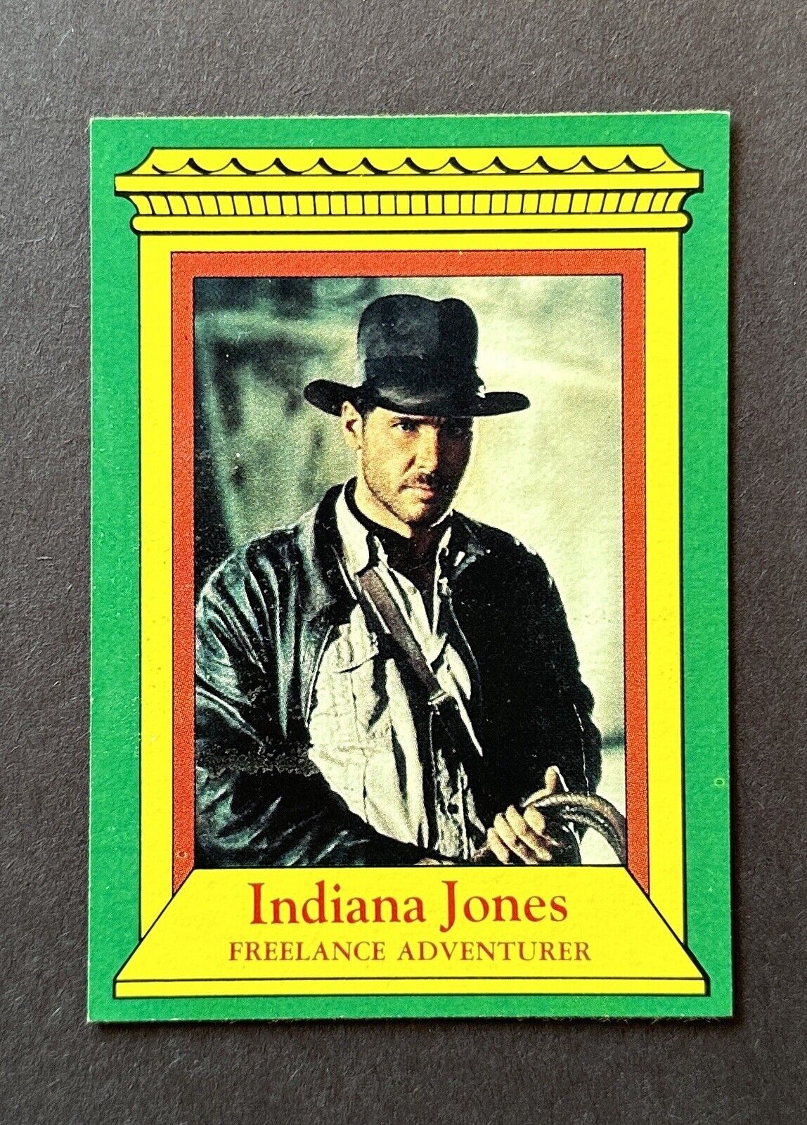 1981 Topps Raiders of the Lost Ark Indiana Jones Freelance Adventurer #2 Rookie