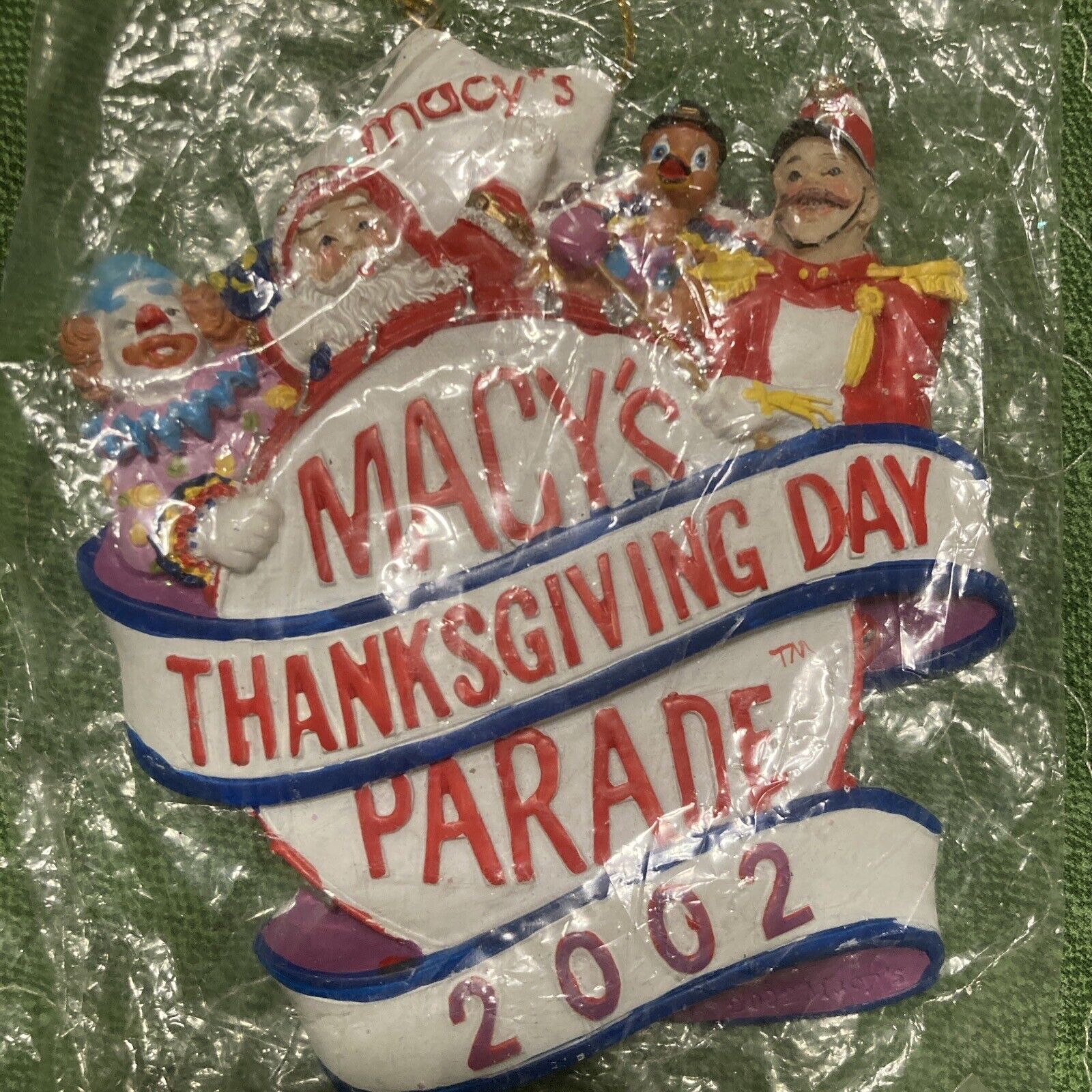 Macys  2002 Thanksgiving Day Parade Christmas Tree Ornament Kurt Adler
