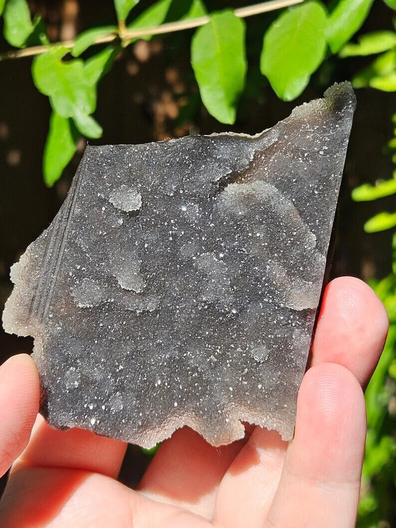 82g Sphalerite/Black Sphalerite/Sparkles/All Natural Mineral/Crystal