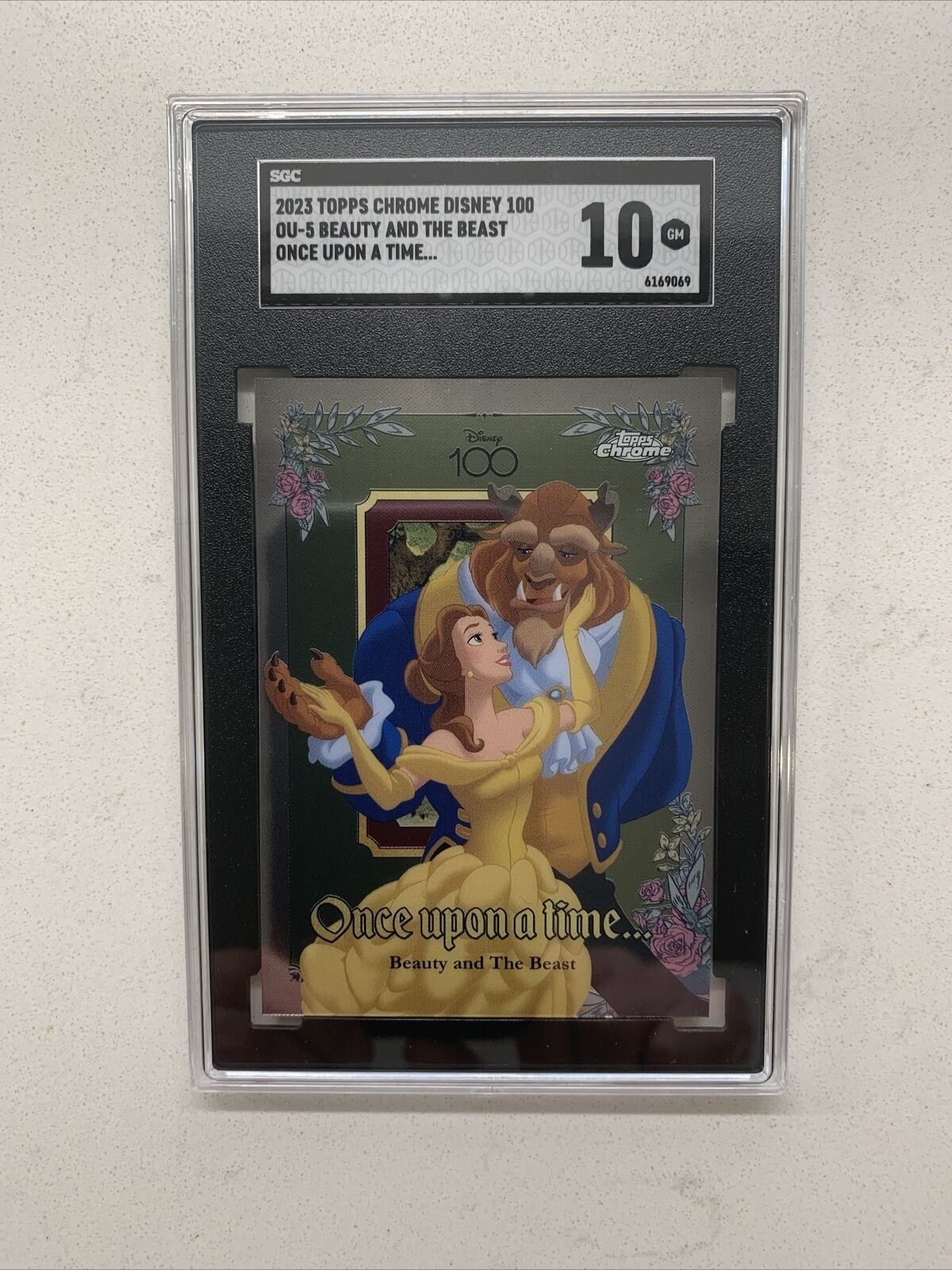 2023 Topps Chrome 100 Disney Beauty Beast Once Upon A Time SGC 10 CASE HIT 🔥