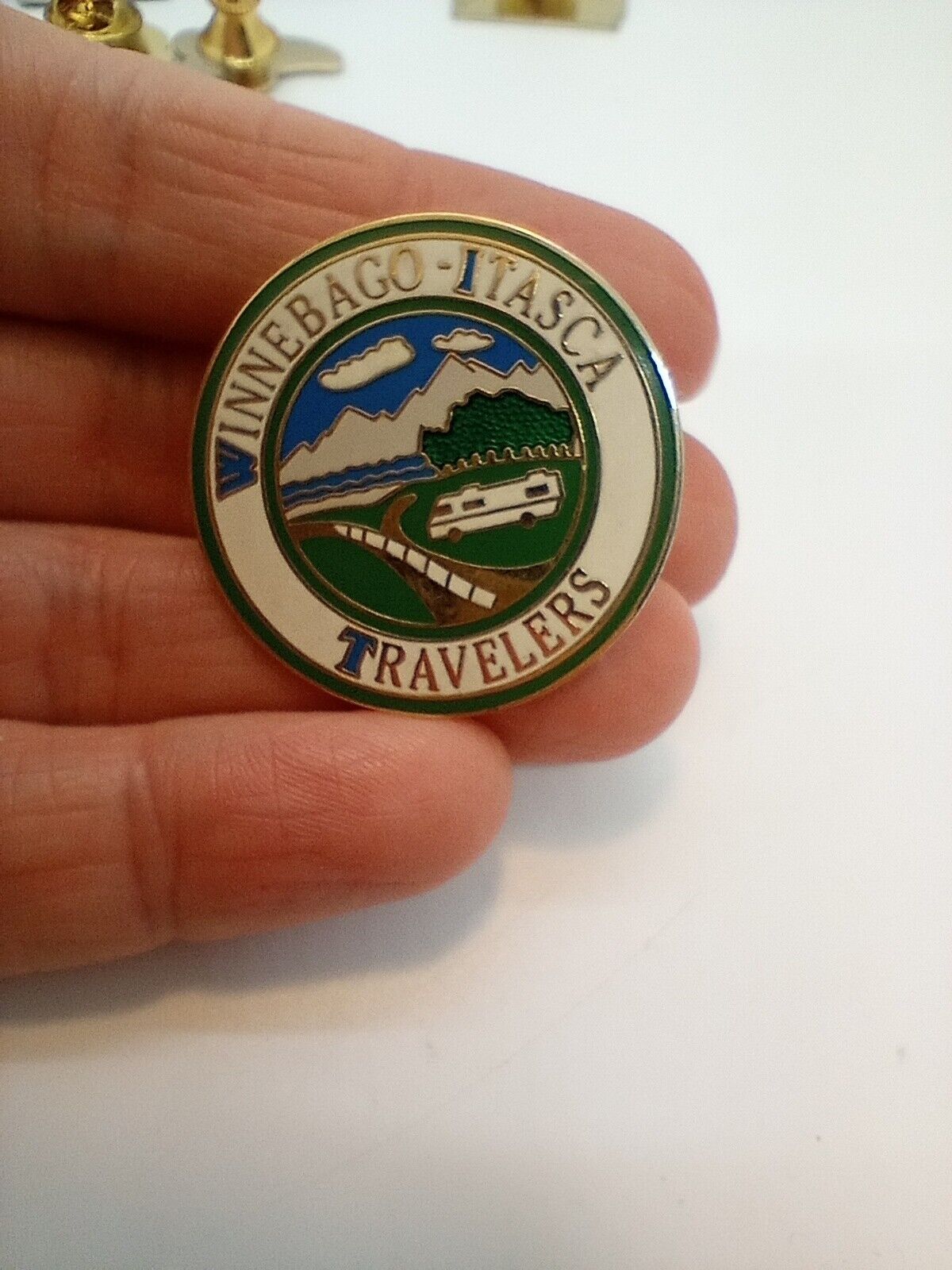 WIT Winnebago-Itasca Travelers lapel pin