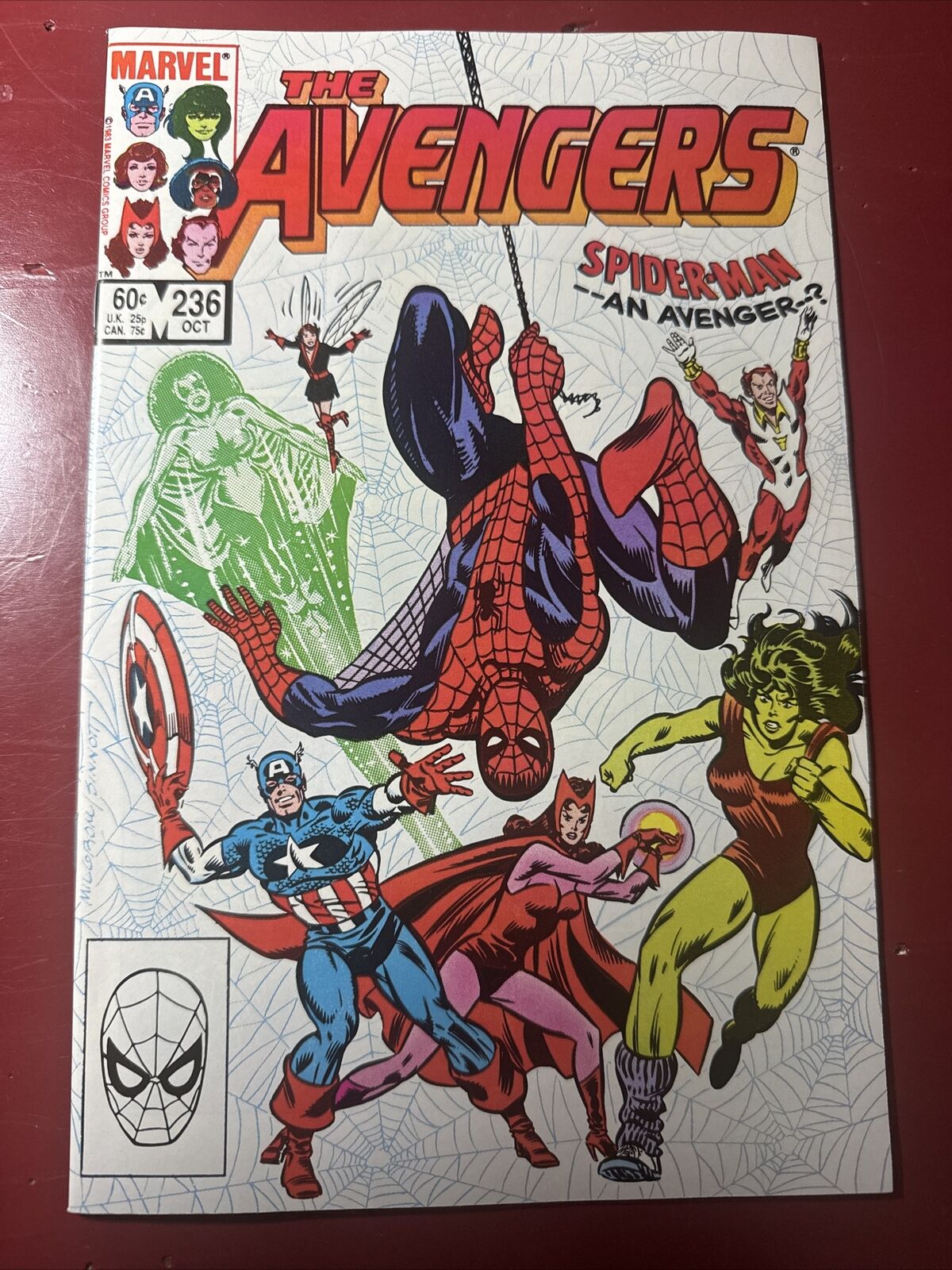 Avengers #236: “I Want To Be An Avenger” Spider-man, Marvel 1983 NM-