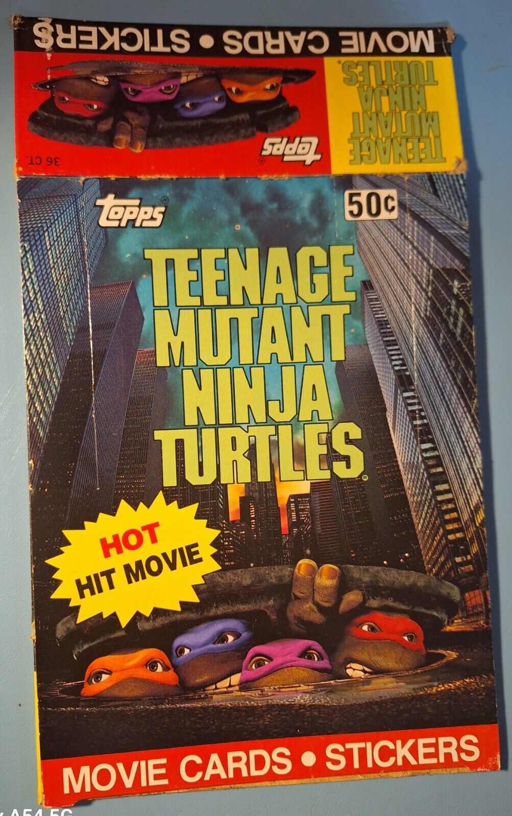 Vintage Teenage Mutant Ninja Turtles Topps Movie Cards Complete Set & Stickers 
