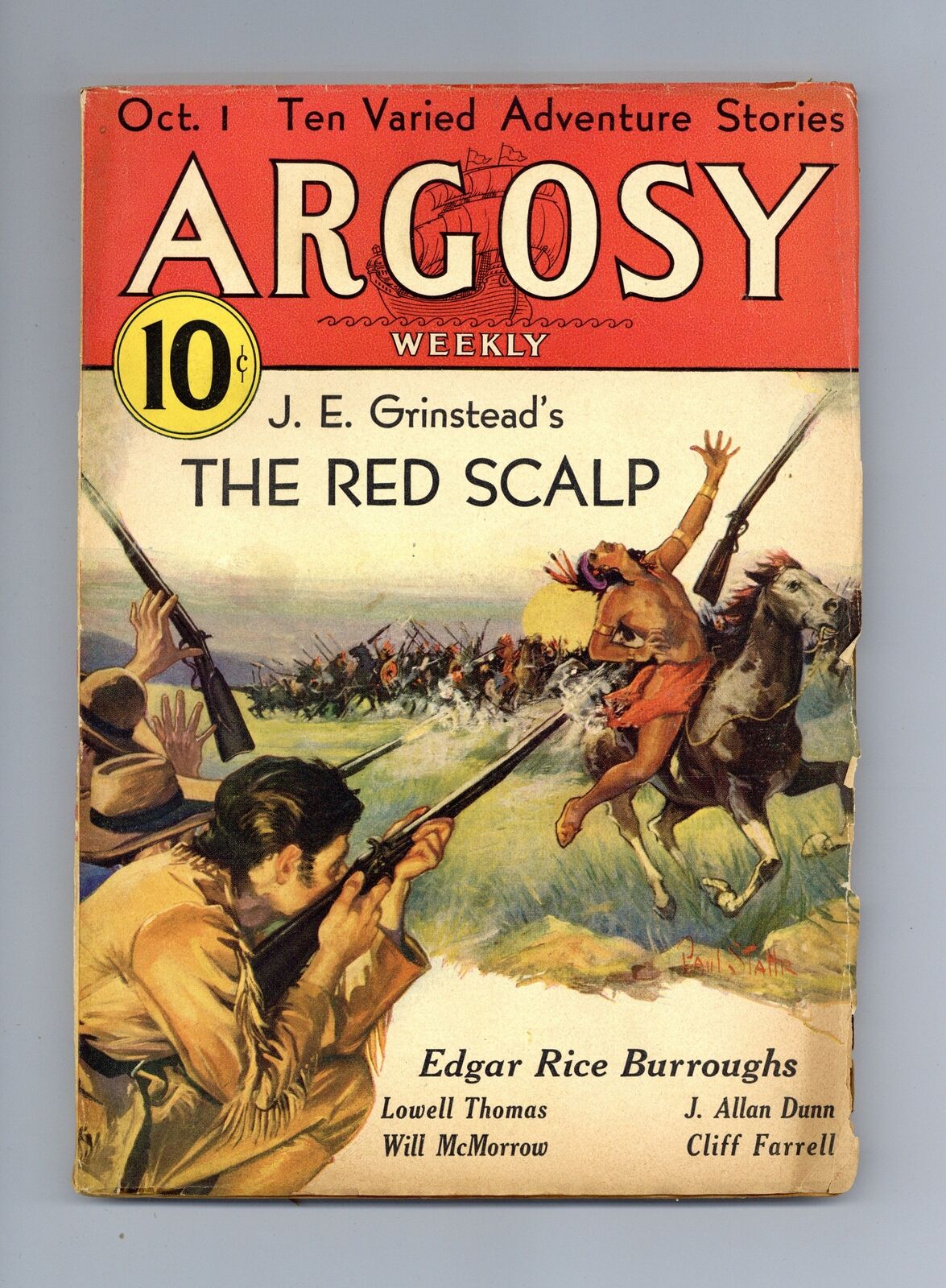 Argosy Part 4: Argosy Weekly Oct 1 1932 Vol. 233 #1 VG