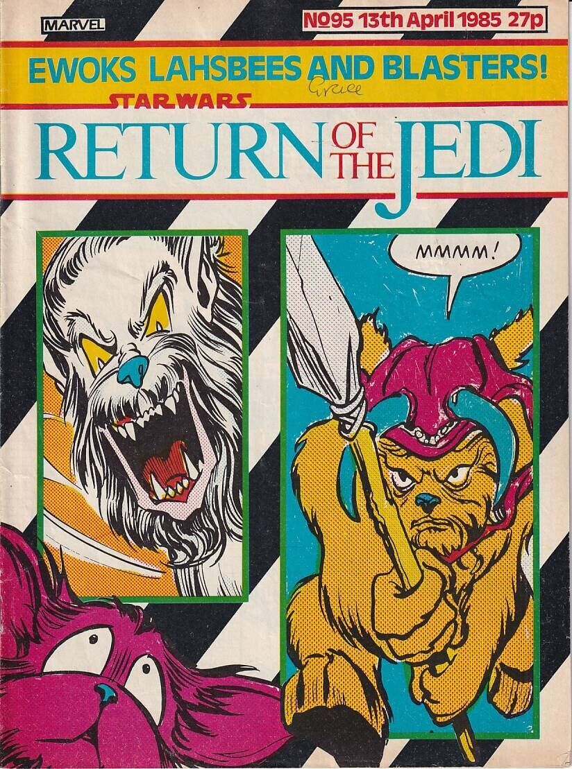 43006: Marvel Comics RETURN OF THE JEDI WEEKLY UK MAGAZINE #95 VF Grade
