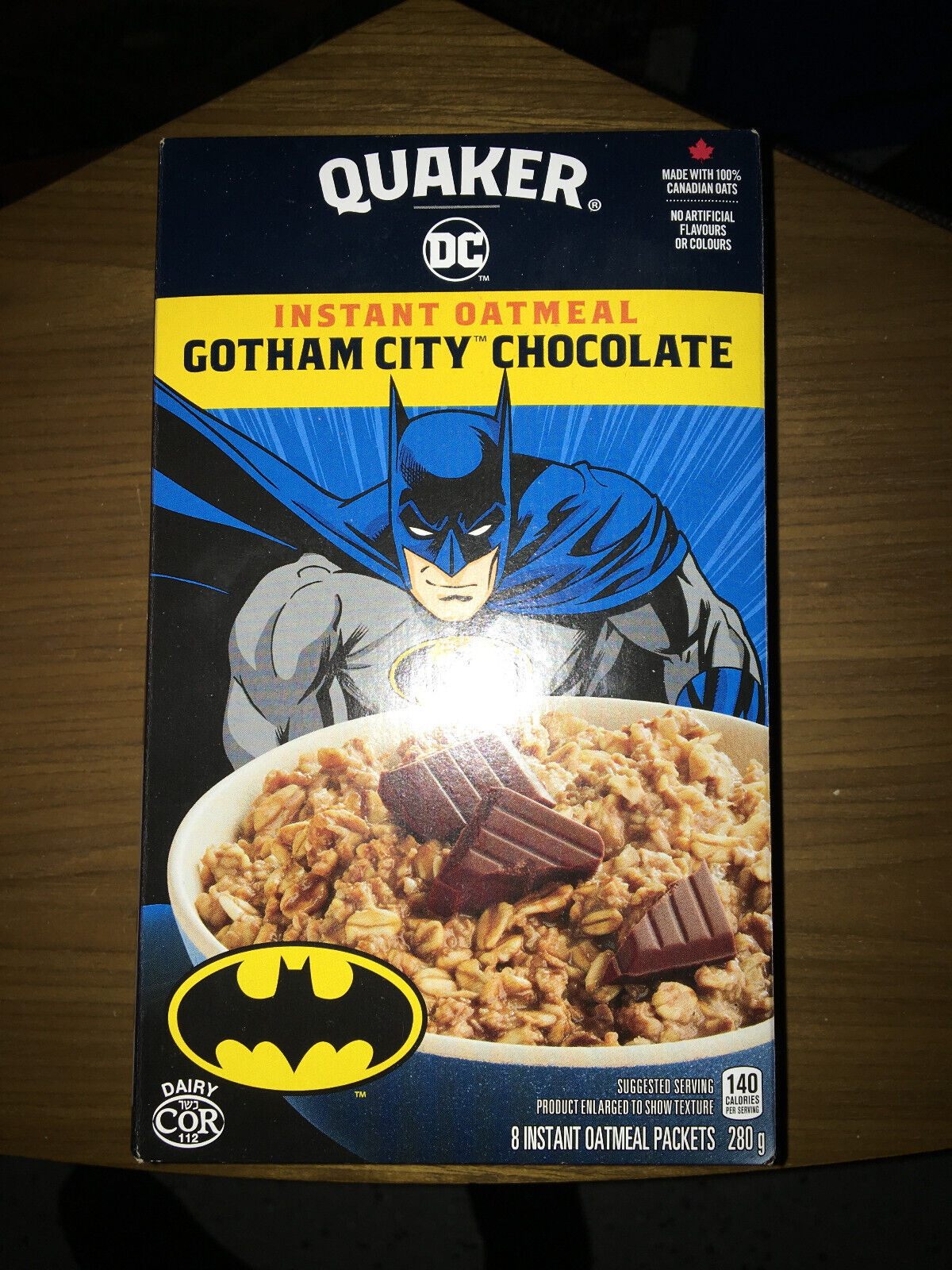 Cap N Crunch Cinnamon Bolts The Flash & Batman Gotham City DC + 2 empty boxes