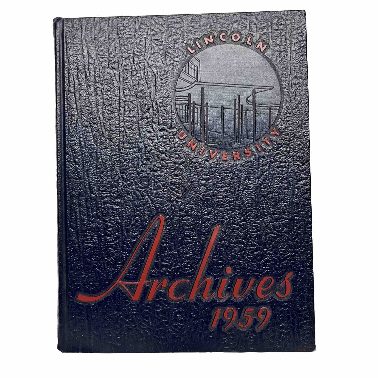 1959 Lincoln University Yearbook Jefferson City, MO Archives