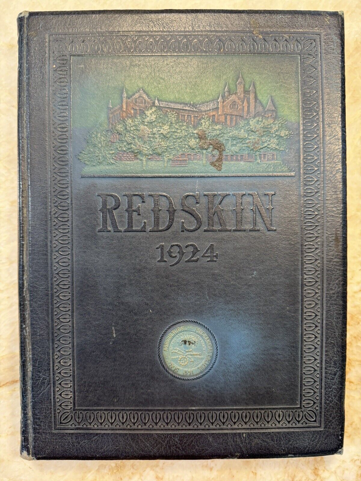 The Redskin 1924 Yearbook Oklahoma A&M College & Women’s Rifle Club Photo