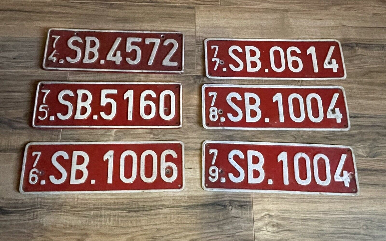 1974-1978 BELGIUM SHAPE SUPREME HEADQUATERS ALLIED POWERS EUROPE LICENSE PLATE 6