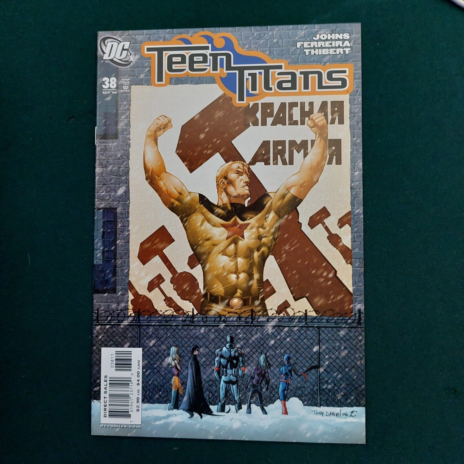 Teen Titans #38 Enigma, Osiris, Little Barda, Molecule, Talon 2003 series DC