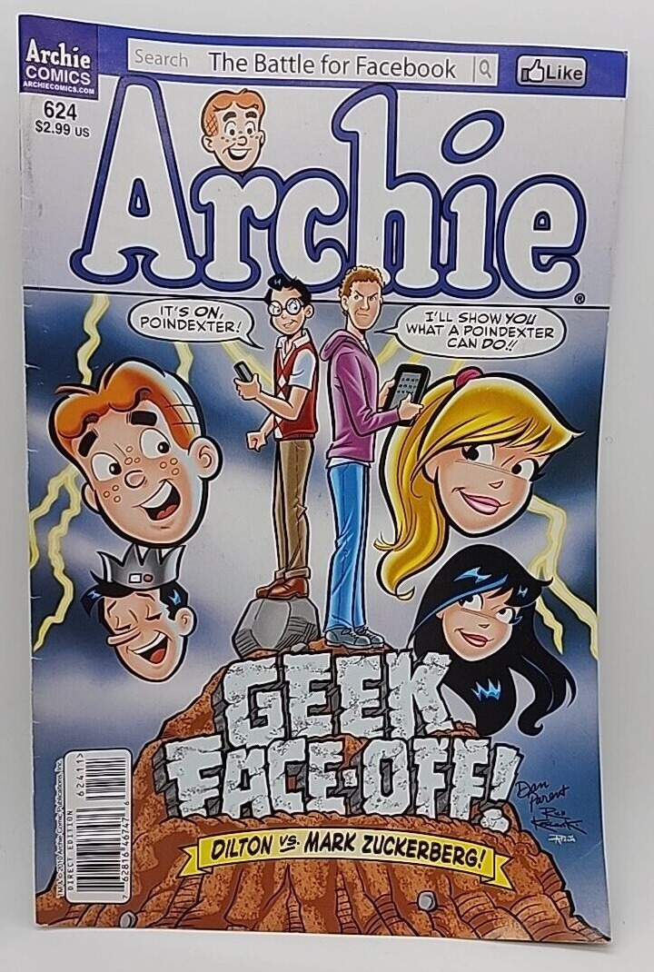 Archie # 624 Comic 2011 Battle For Facebook