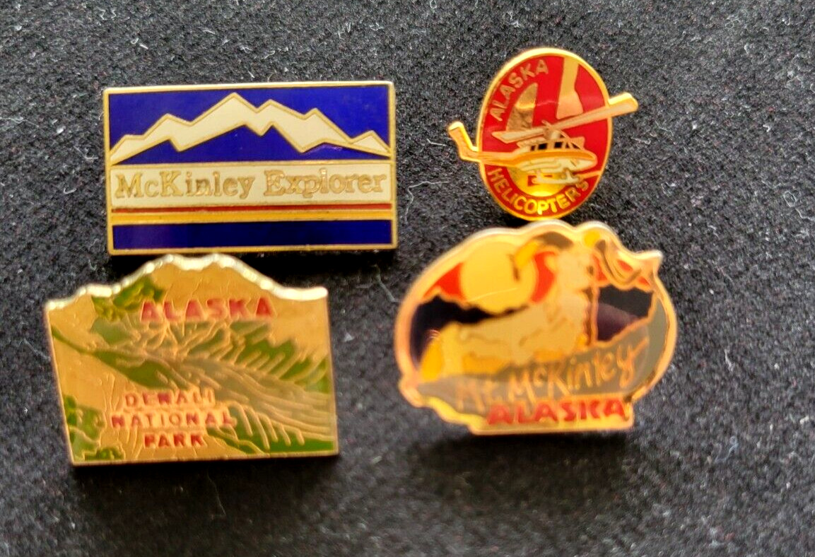 Alaska Mount McKinley Collection,  4, Pins, 1\