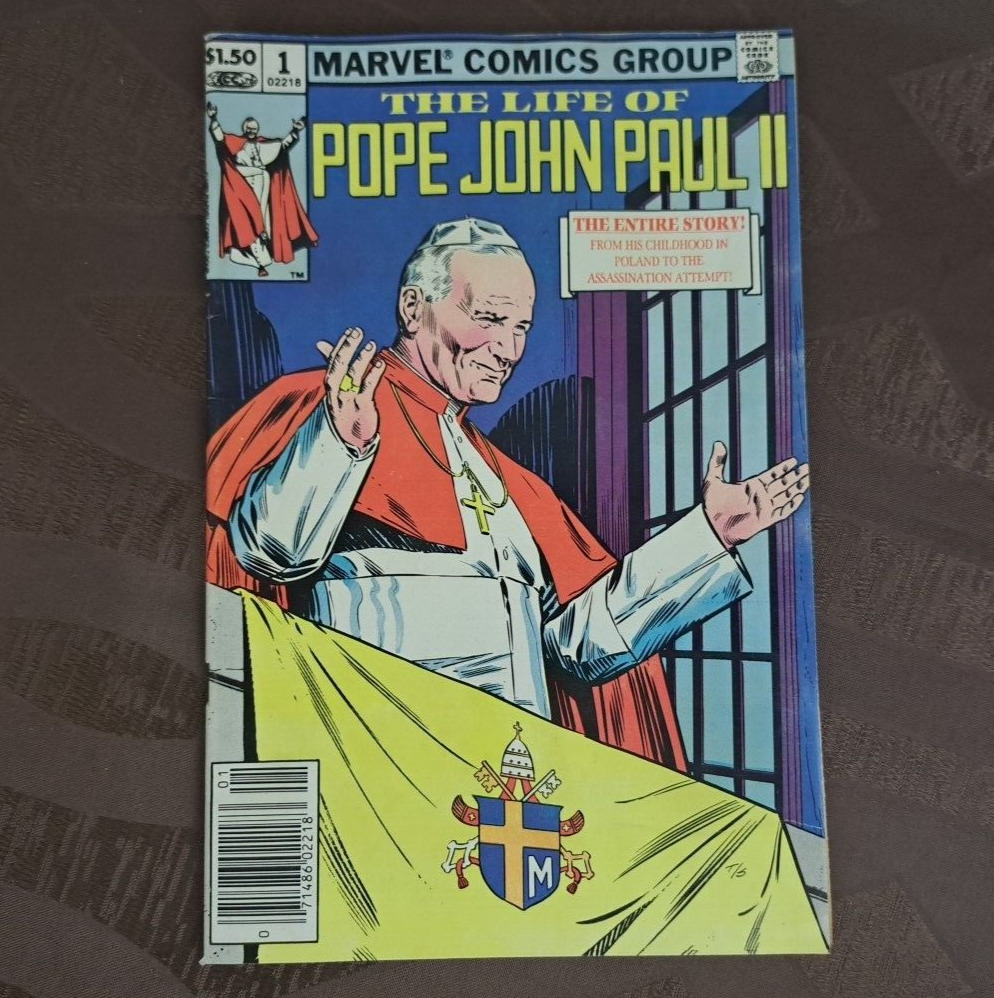 The Life of Pope John Paul II Vintage Comic Book 1982 Marvel Vol. 1 Number 1
