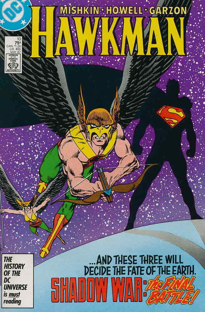 Hawkman (2nd Series) #10 FN; DC | Superman Hawkgirl Shadow War - we combine ship