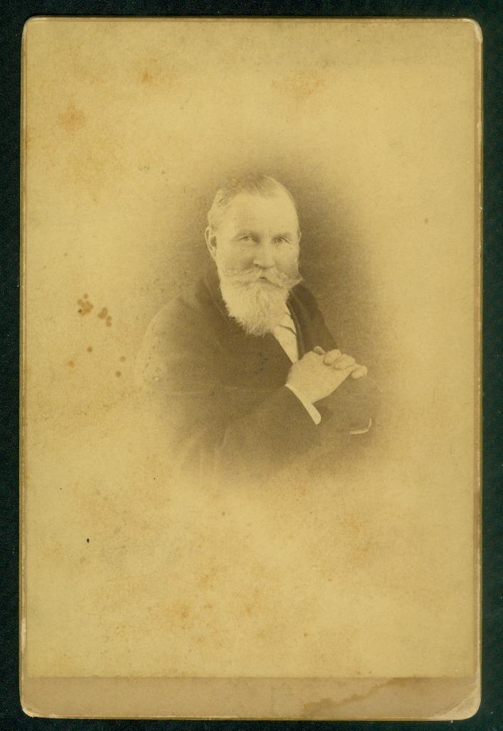 S1, 000-03, 1890s, Cabinet Card, Distinguished Gentleman in a Studio