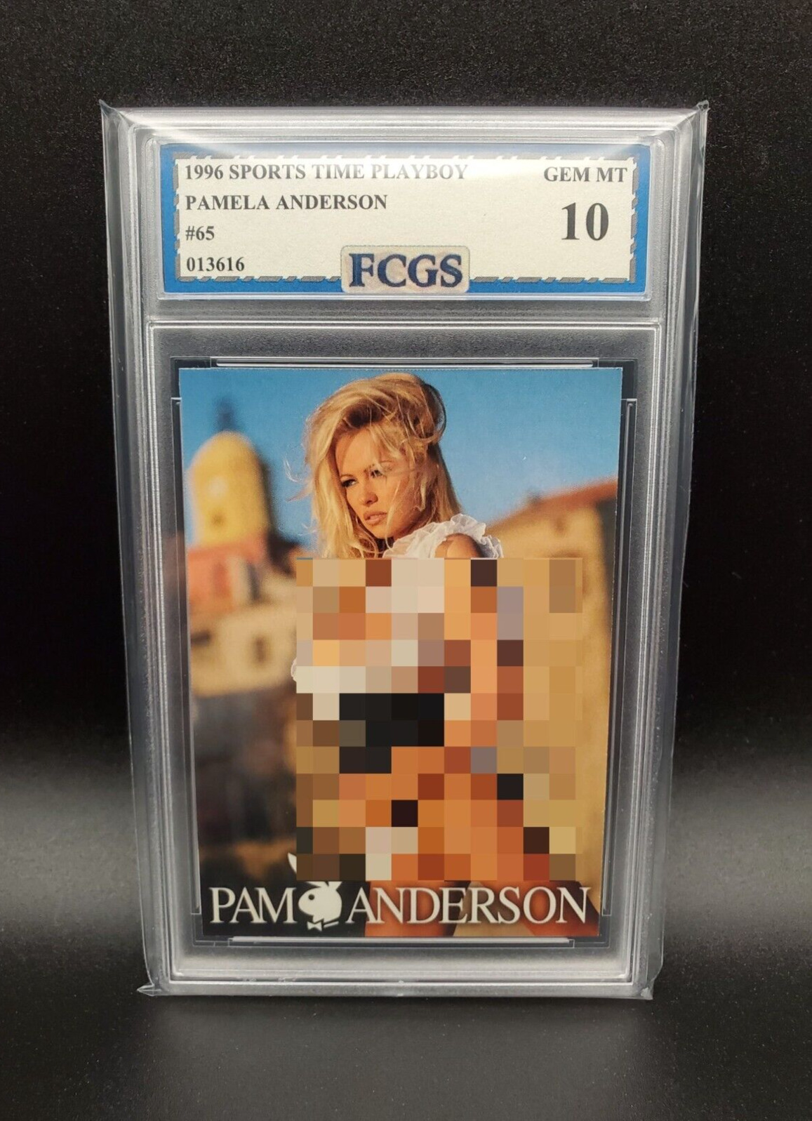 1996 Sports Time Playboy Pamela Anderson #65 - Graded 10 [FCGS] GEM-MT