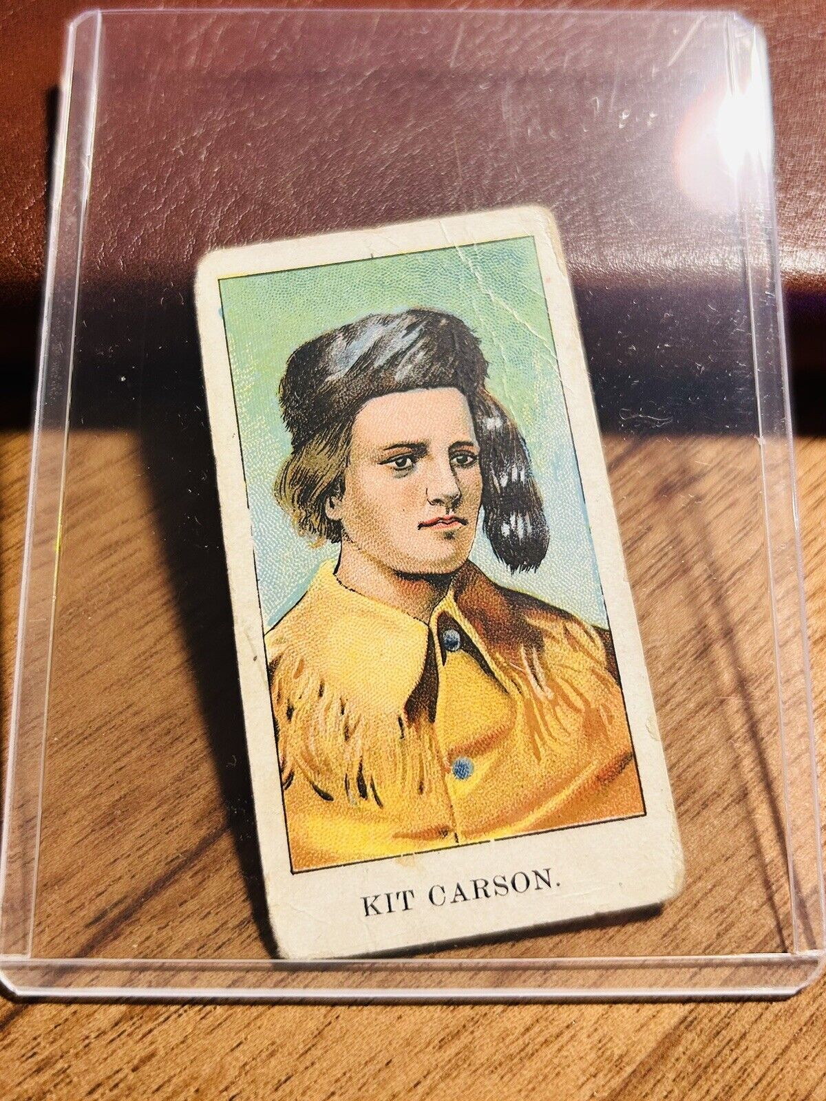 1910 E50 - Kit Carson - JOHN H. DOCKMAN & SON WILD WEST Gum - New To Market