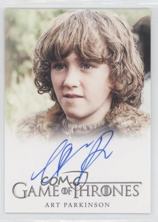 2022 Game of Thrones The Complete Series Volume 2 Art Parkinson as Auto 0q5m