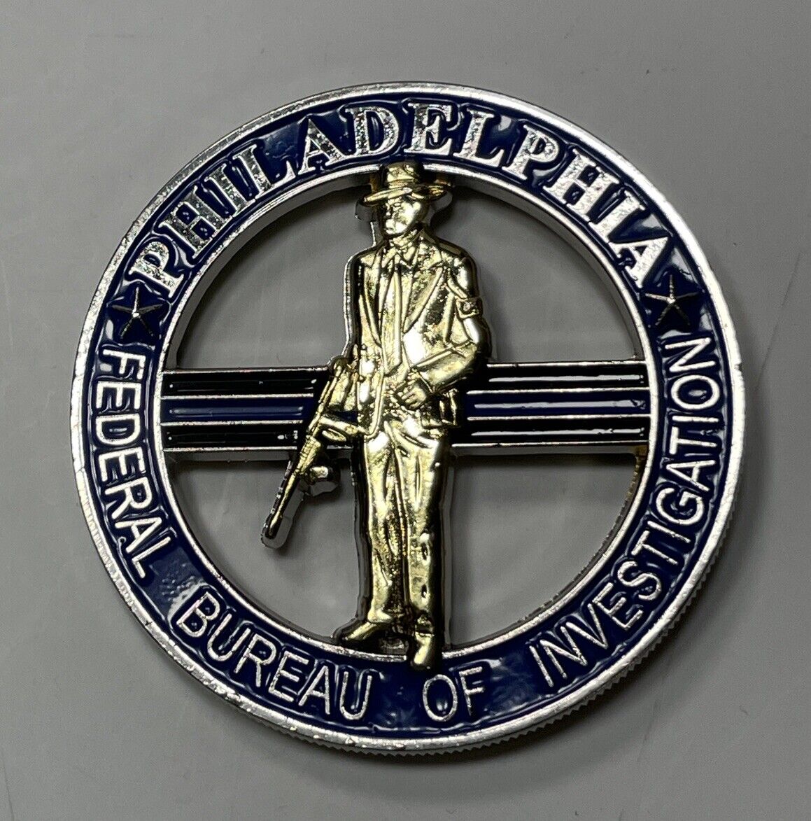 FBI Philadelphia Field Office G-Man Challenge Coin Newtown Square Allentown