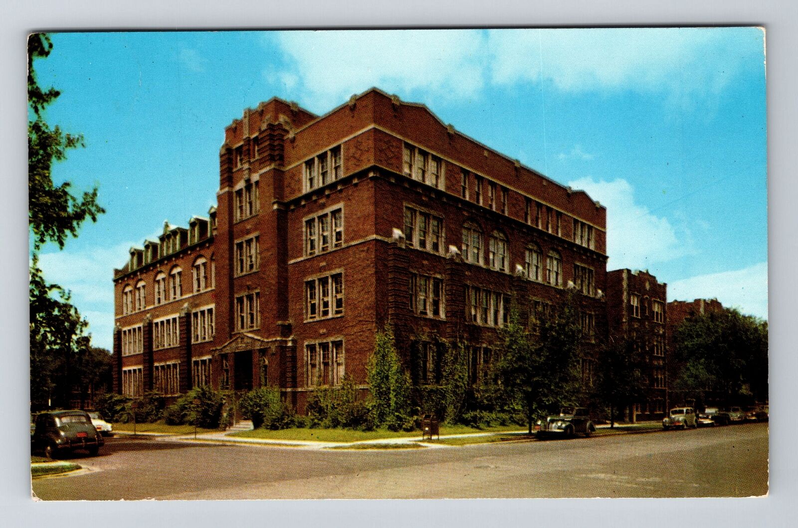 Chicago IL-Illinois, The American School c1981 Vintage Souvenir Postcard