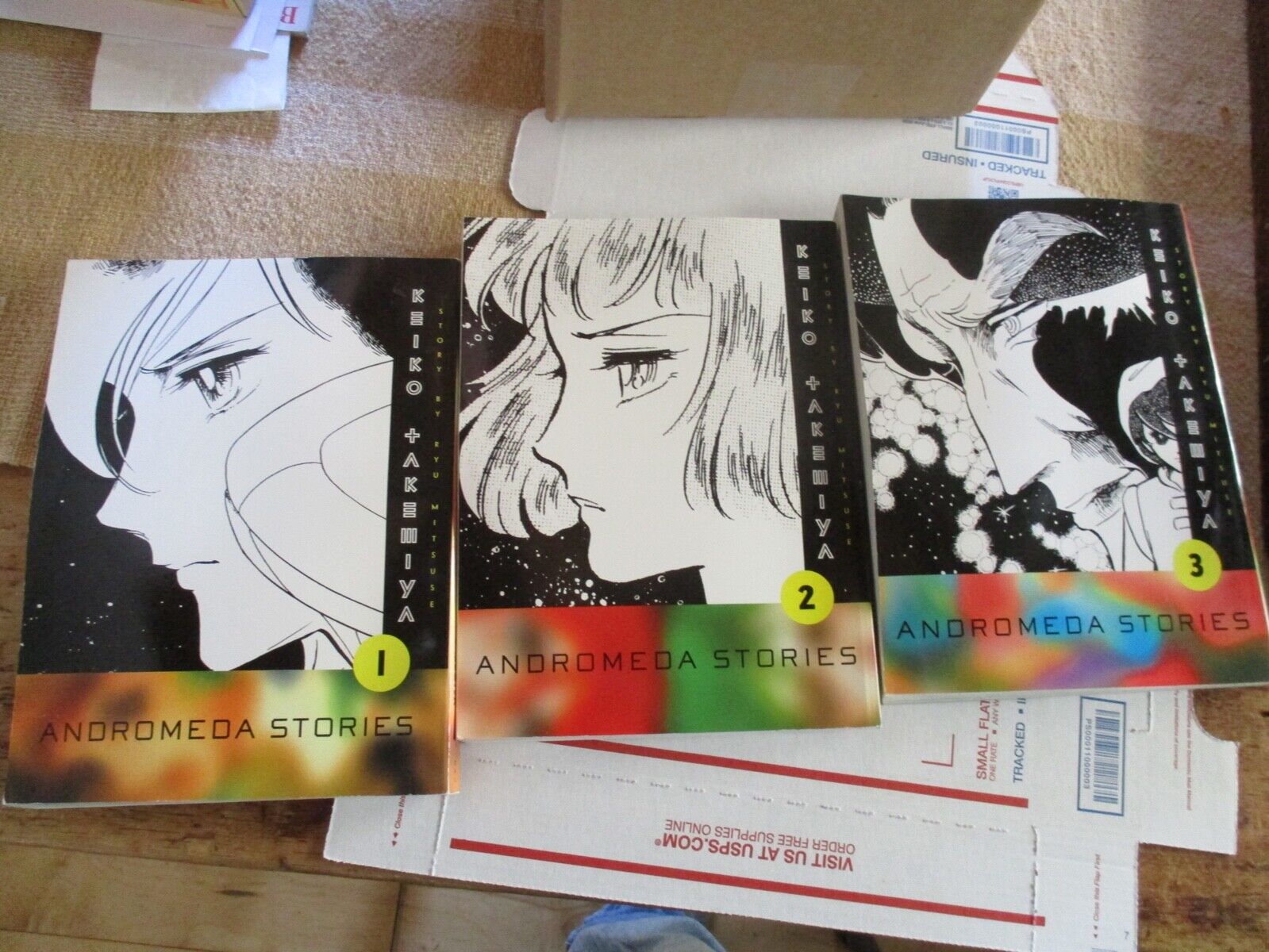 Andromeda Stories Complete English Manga Volumes 1-3 by Keiko Takemiya
