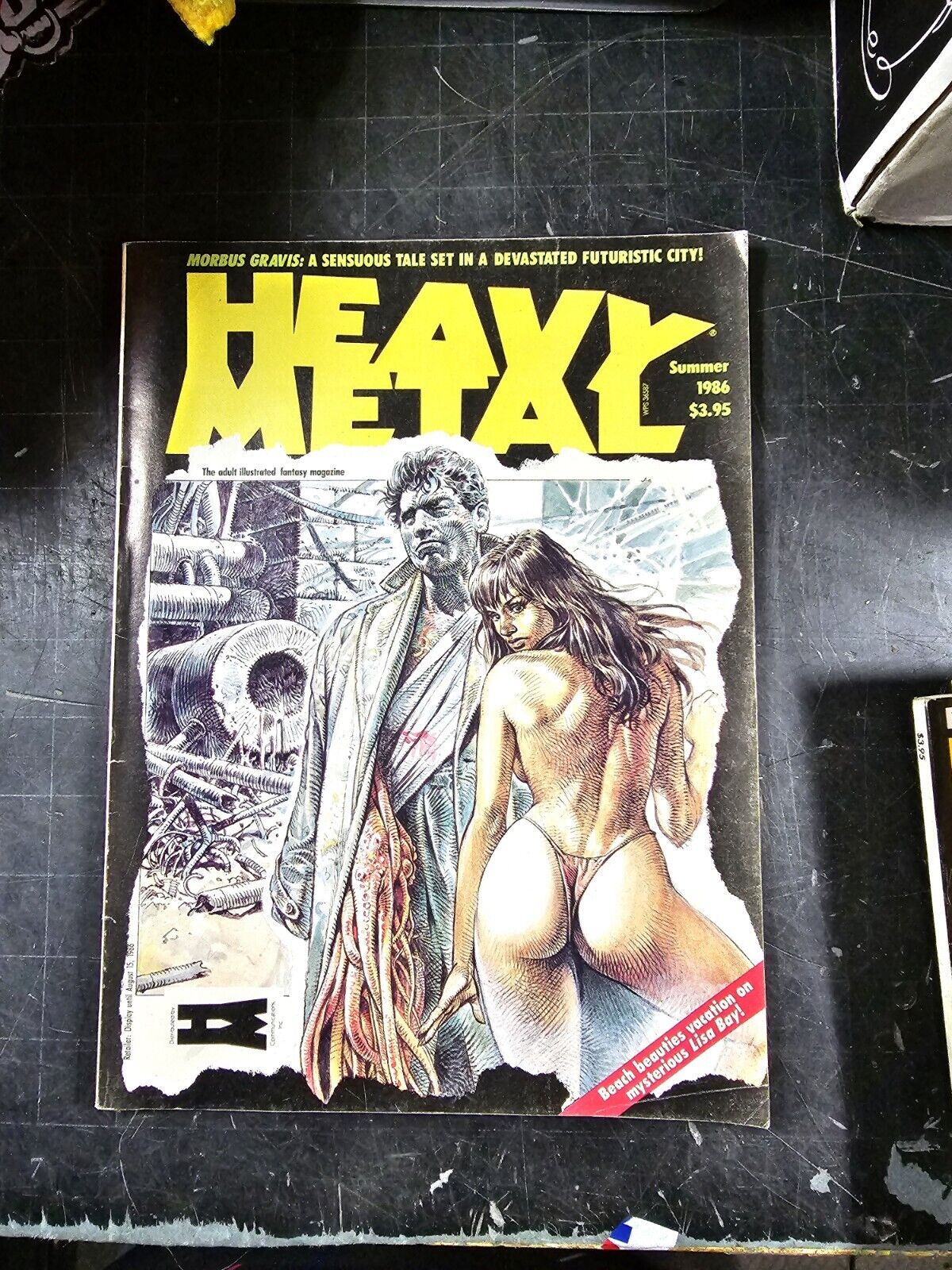 Heavy Metal Magazine Summer 1986 Morbus Gravis by Serpieri Druuna