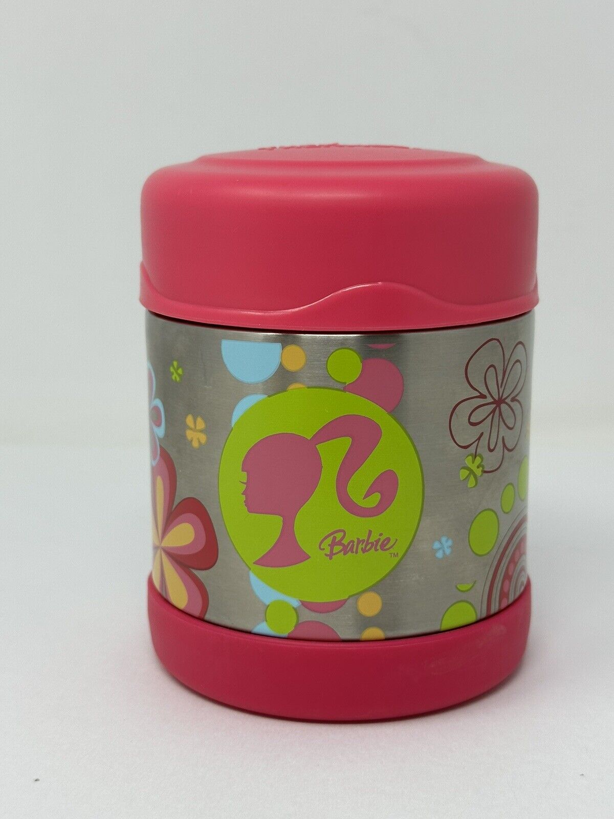 Barbie  Thermos Brand  - Mattel 2007 Licensed Thermos  - Nice  Condition