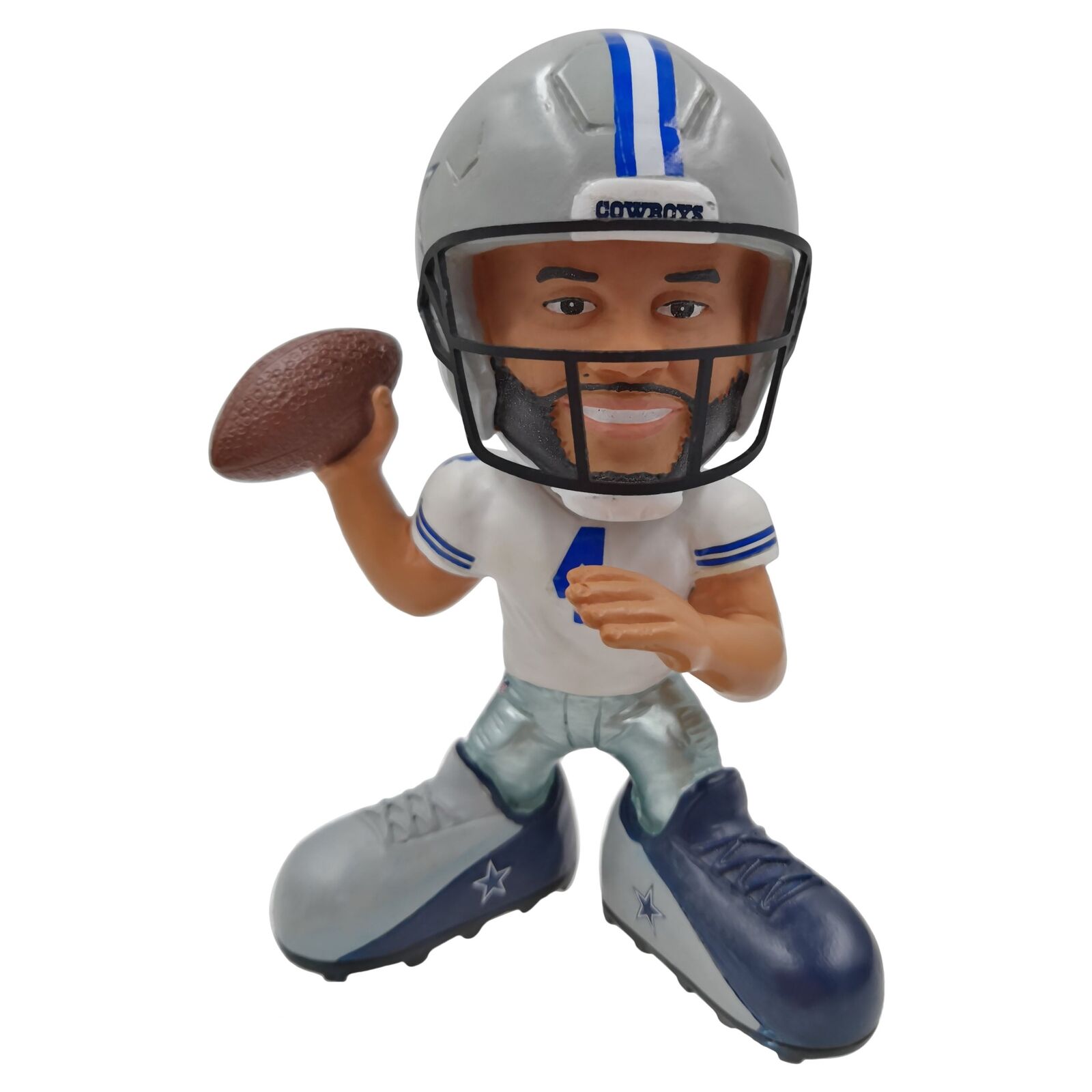Dak Prescott Dallas Cowboys Showstomperz 4.5 inch Bobblehead NFL Football