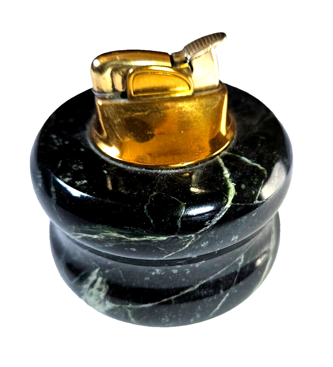 Vintage Black Marble Table Lighter