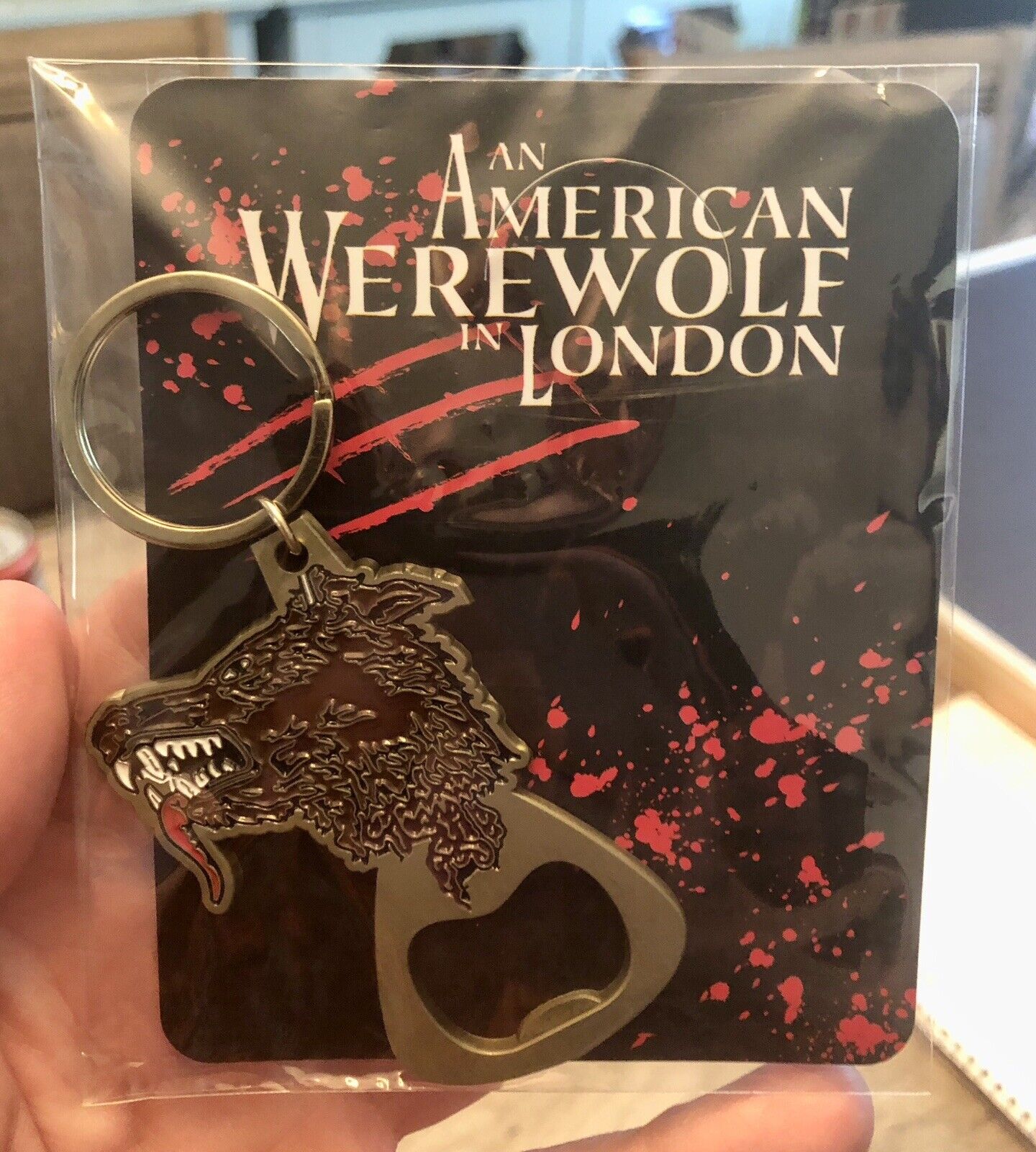 NECA American Werewolf in London Metal Bottle Opener Loot Fright Exclusive NEW