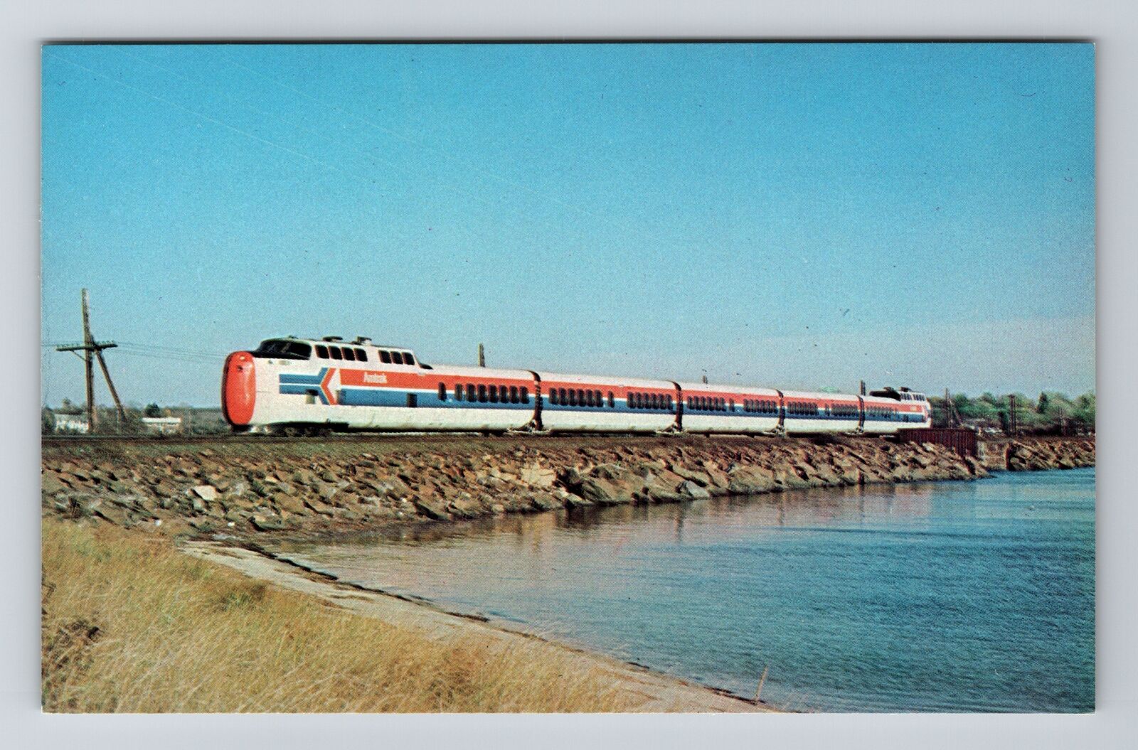 Yankee Clipper, Trains, Transportation, Vintage Postcard